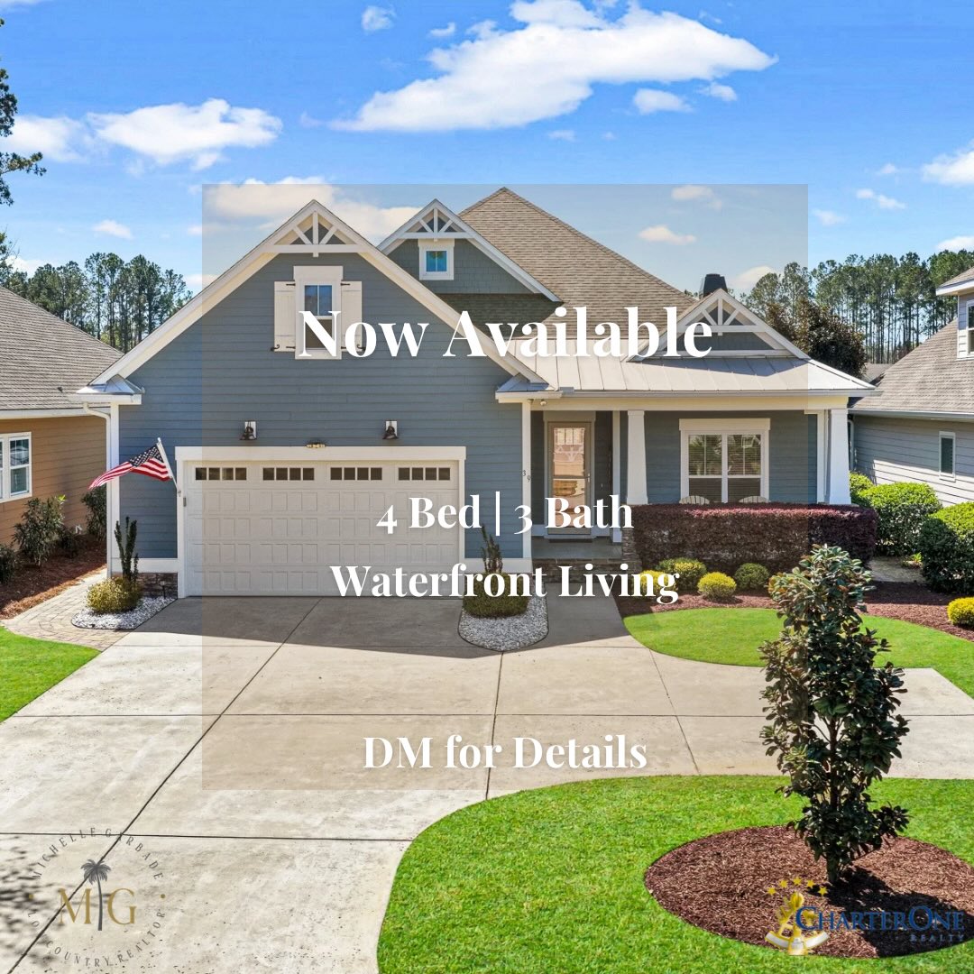POV: Your backyard….is the lake!
Private dock. Heated saltwater pool. Sunset views.
This is what living in Hampton Lake looks like.
📍39 Waterview Court
4 Bed | 3 Bath | 2.845 Sq Ft
DM me for details or a private showing!
Listed and marketed by Michelle Garbade, Realtor with Charter One Realty.