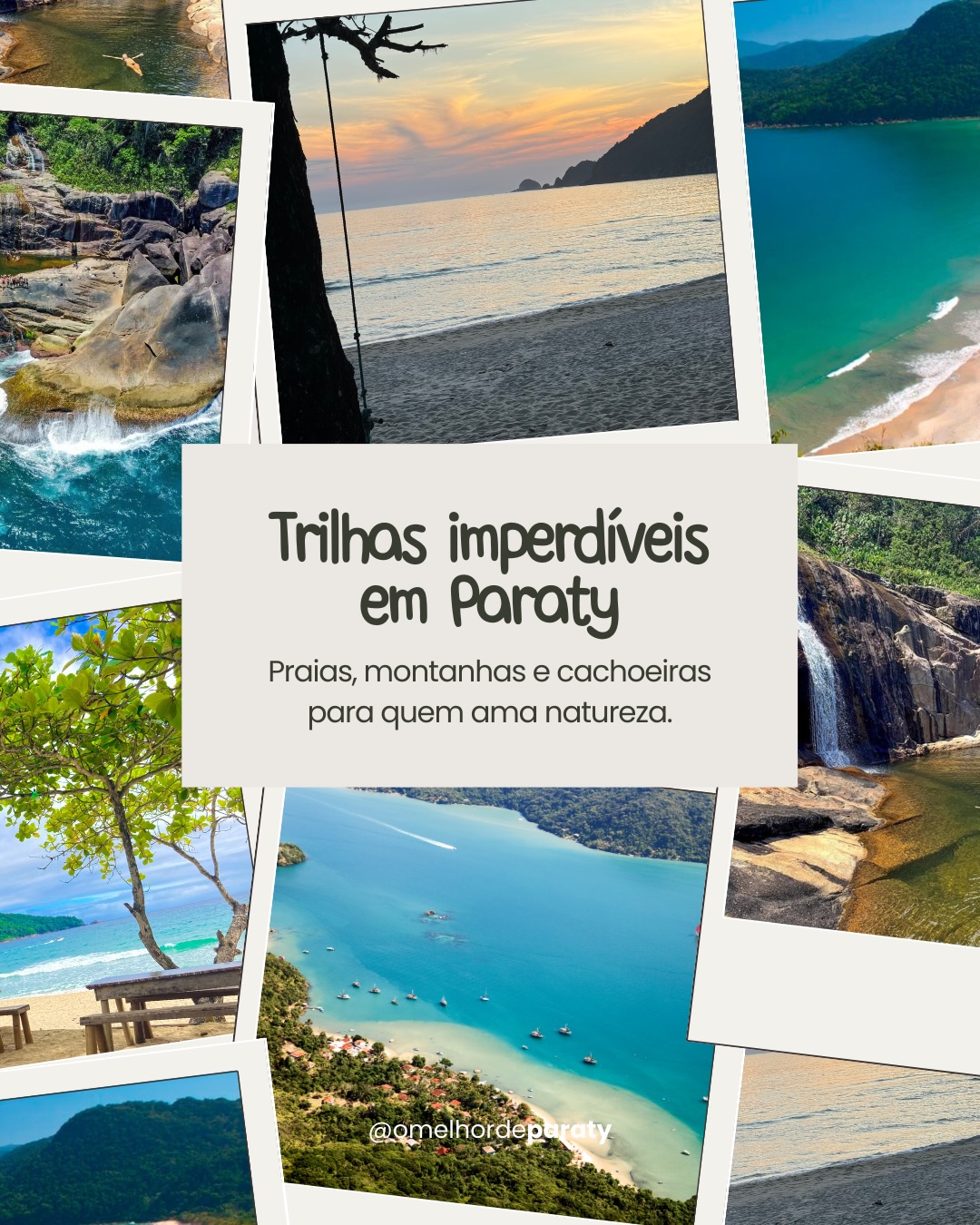 Trilhas em Paraty que valem o esforço.
Caminhos que te levam até praias, cachoeiras e vistas que não chegam de carro.
Já salva pra quando pra quando vier. 💚