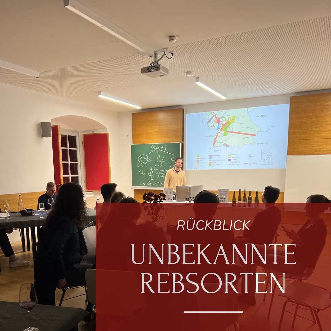 Am 24. Oktober haben wir uns unter dem Motto „Unbekannte Rebsorten“ wieder einmal Rebsorten gewidmet, denen wir in der Vergangenheit zu wenig Aufmerksamkeit geschenkt haben.
Und so haben wir jeweils zwei Weine aus den Sorten Müller-Thurgau, Muskateller, Trollinger sowie einen Portugieser und einen Saint Laurent vorgestellt:
1. Weingut Martin Schwarz Müller Thurgau 2023
2. ZWAJ Weine Müller-Thurgau Fumé 2023
3. Weingut Ökonomierat Rebholz Muskateller 2023
4. Weingut Tement Gelber Muskateller
Sand & Schiefer 2023
5. Weingut Aldinger Sine Trollinger 2022
6. Weingut SIGGI Muschelkalk Trollinger 2022
7. Weingut Rings Sand & Kiesel Portugieser 2021
8. Weingut Philipp Kuhn Laumersheimer St. Laurent Reserve 2017
Der erste Flight zeigte dabei eindrücklich die Unterschiede zwischen dem Ausbau im gebrauchten und im neuen Holzfass, wohingegen der zweite Flight den Fokus auf die unterschiedlichen Terroirs der Südpfalz und der Südsteiermark legte. Darauf folgte ein spannender Vergleich zweier Trollinger aus Württemberg sowie mit den Rebsorten Portugieser und St. Laurent eine kleine Vorschau auf kommende Events.
Wir danken für die Unterstützung dieser schönen Probe und freue uns auf die nächsten Events!
Cheers, euer vinUM-Team
@familienbaeckerei_grimminger @weinrefugium.de @martinschwarz_weingut @zwaj.weine @weingutaldinger @siggi.limestonewine
#wein #weine #weinliebhaber #weinlove #weißwein #rotwein #müllerthurgau #muskateller #trollinger #deutscherwein #zellertal #rheinhessenwein #sachsenwein #württemberg #pfalz #weinprobe #weinliebe