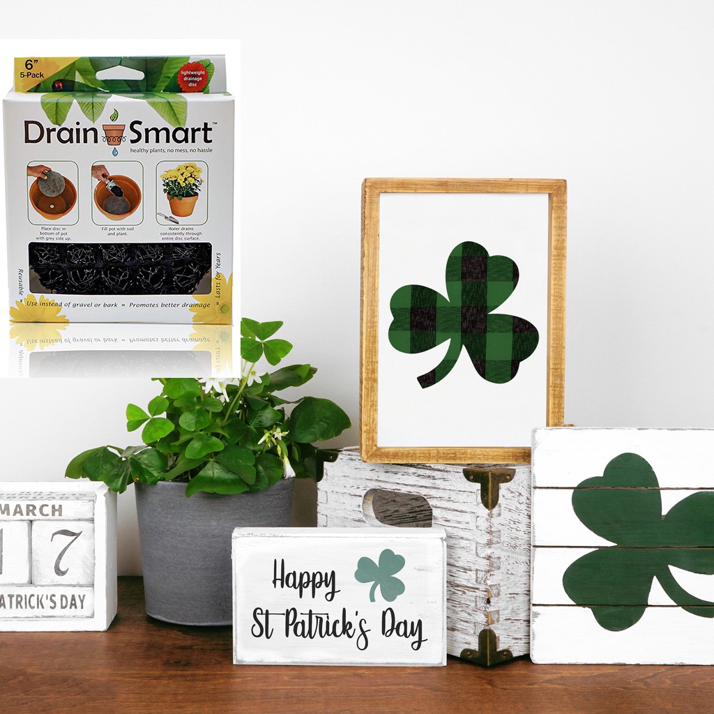 Think Green, Save Green!
Get 10% OFF for a limited time! 💚 This St. Patrick’s Day, give your plants a little extra luck 🍀 with Drain Smart discs! Better drainage means healthier roots and greener, happier plants — indoors and out.
Don’t let your plants feel soggy… keep them lucky and thriving!
Plant smarter. Grow greener. Shop DrainSmartUSA.com .
#StPatricksDay #ThinkGreen #SaveGreen #DrainSmart #PlantSmarter #HealthyRoots