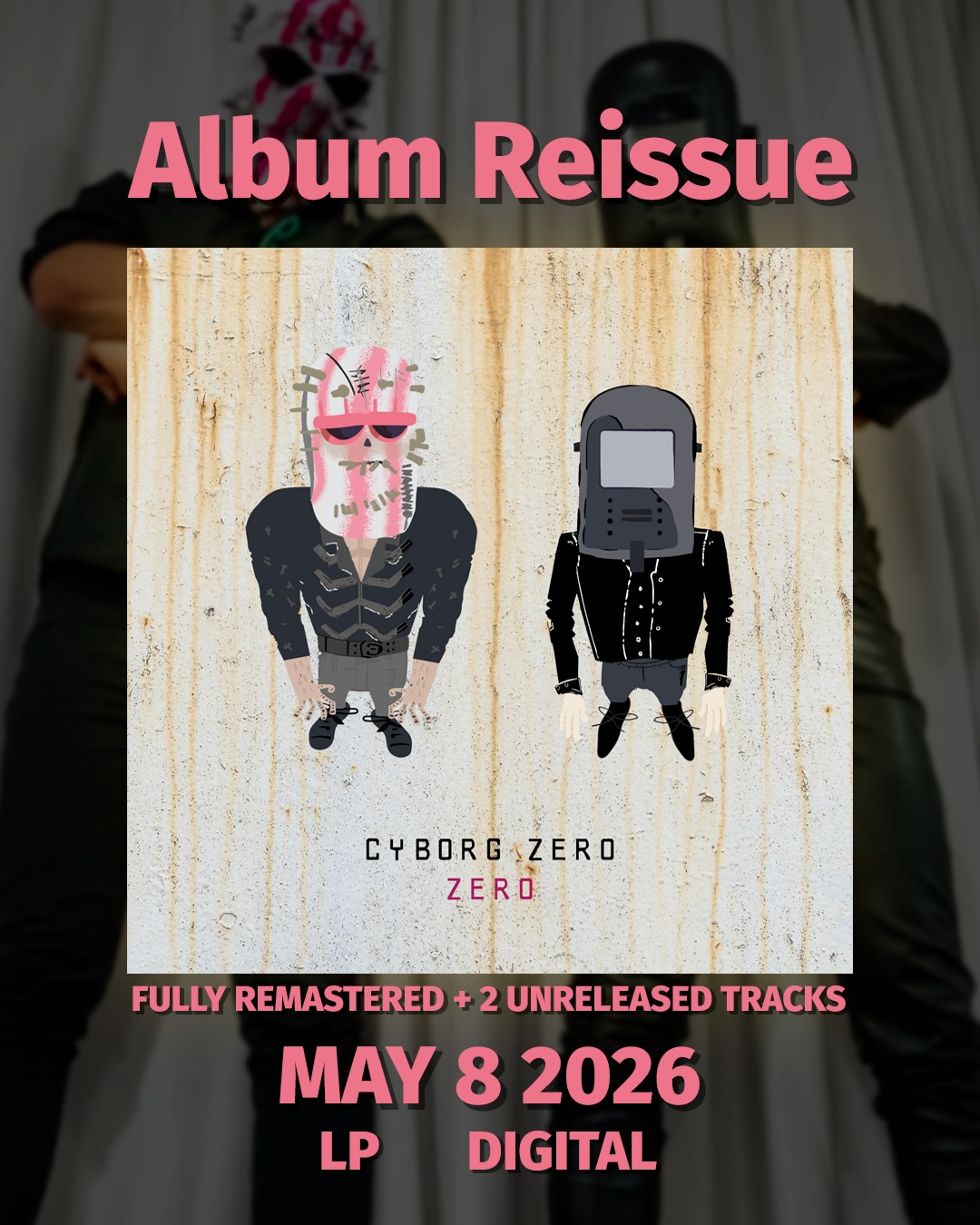 💥 Thrilled to announce @cyborgzer0 debut album reissue 𝒁𝒆𝒓𝒐, due for release on LP and digitally on May 8th, 2026.
🚀 Pre-orders and pre-save are UP at godownrecords.com
This record features a lean, no-frills sound that blends rock, blues, and punk in a direct, visceral way, with gritty guitars and tight, punchy rhythms. It’s a deliberate artistic choice by the duo: no extra layers, just raw energy and attitude!
LINEUP
Cyborg Zero | guitar, vocals
Mr. G | drums
CREDITS
Music and lyrics by Cyborg Zero.
Recorded, mixed, and mastered by @tommaso.mantelli at Lesder Studio, Italy.
🎨 Cover illustration by @erika.errante