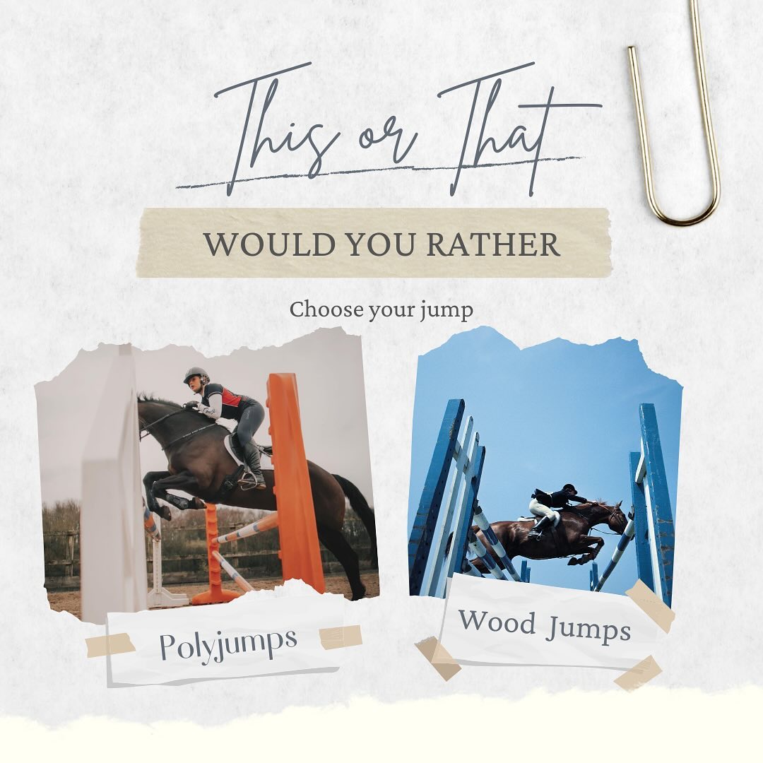 Transform your training with jumps designed for longevity and versatility. Say goodbye to constant replacements and hello to lasting quality. Elevate your riding and empower your horse with our versatile jumps🐴
If you are a proud owner of polyjumps share your experience with them!