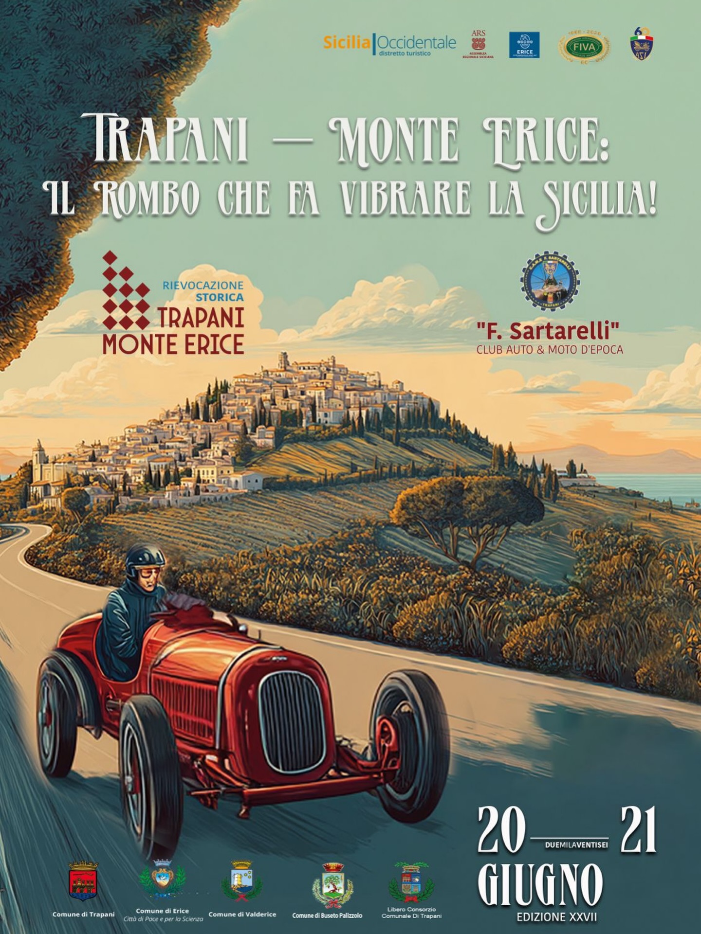 Il 2026 apre le porte a un nuovo capitolo della Trapani - Monte Erice. Tra il blu del mare e del cielo e i colori della storia e della tradizione siciliana, ci prepariamo a scrivere un’altra pagina di pura emozione motoristica. Ma non solo.
Il programma è in fase di definizione, stiamo tracciando i confini del vostro prossimo sogno.
Restate connessi 👀
#TrapaniMonteErice #TME2026