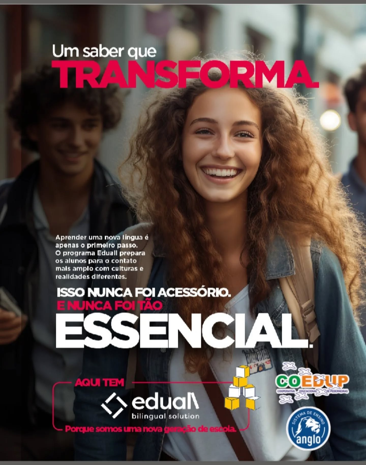 Aprender um novo idioma é mais do que adquirir conhecimento. É viver experiências que transformam.
Com o programa bilíngue Eduall, nossos alunos desenvolvem autonomia, confiança e uma nova forma de se conectar com o mundo.
Porque aprender inglês nunca foi acessório. Hoje, é essencial para o futuro.
#coedup #eduall #educacaobilingue #aprendingles #educacao