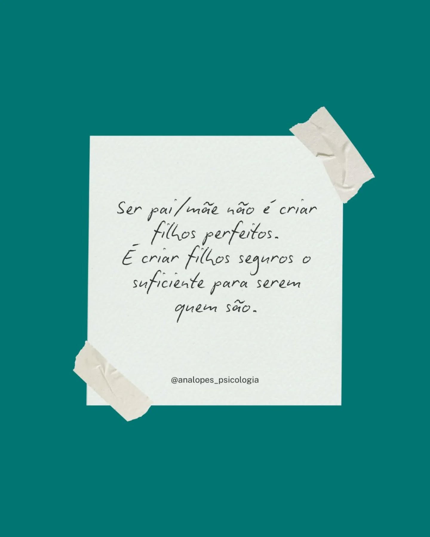 Ser pai/mãe não é criar filhos perfeitos; é criar filhos seguros o suficiente para serem quem são. 💛
Num mundo que exige tanto, o maior presente que podemos dar às nossas crianças é um espaço onde se sintam vistas, ouvidas e aceites.
Não é sobre acertar sempre, é sobre estar, reparar e voltar a tentar.
✨ A parentalidade não precisa de perfeição, precisa de presença.
#parentalidadeconsciente #psicologiainfantil #educacaopositiva #paisefilhos #desenvolvimentoinfantil