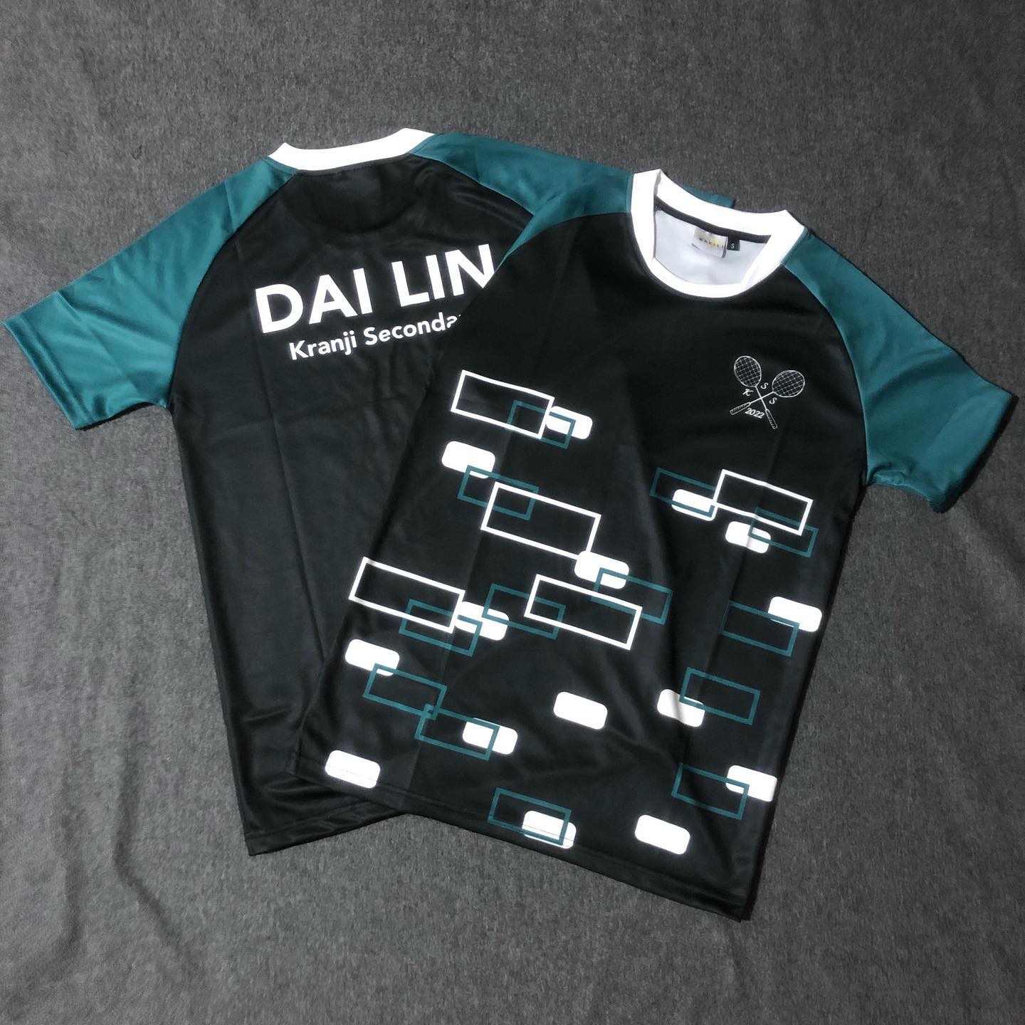 Kranji Sec CCA TEE - With customized raglan sleeve & sport insert neck collar (Swipe to next pic for clearer view!) #ccatee #classtee