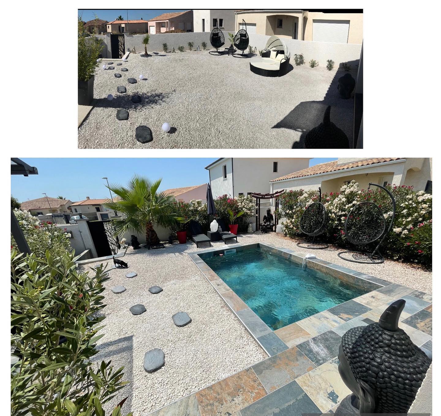 Nous avons enfin pu trouver un peu de temps pour prendre et vous partager quelques clichés d’une de nos récentes réalisations ! 😎
Piscine en béton 4 par 2.50m🏝
En espérant vous avoir donné quelques idées pour vos futurs travaux 😉
➡️ Devis et conseils gratuit sous 48 h, sans engagement sur :
https://www.ljpiscine.com/votredevisgratuit