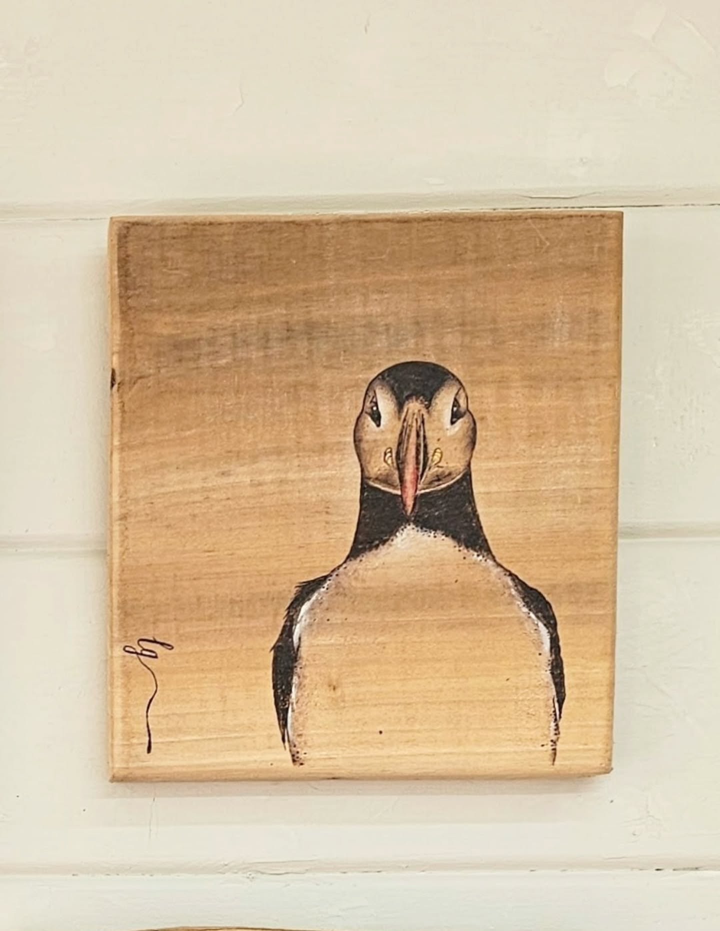 Yes, I've sold my Puffin pyro art. I'm over the moon. He is the original for my cards and bookmarks.
