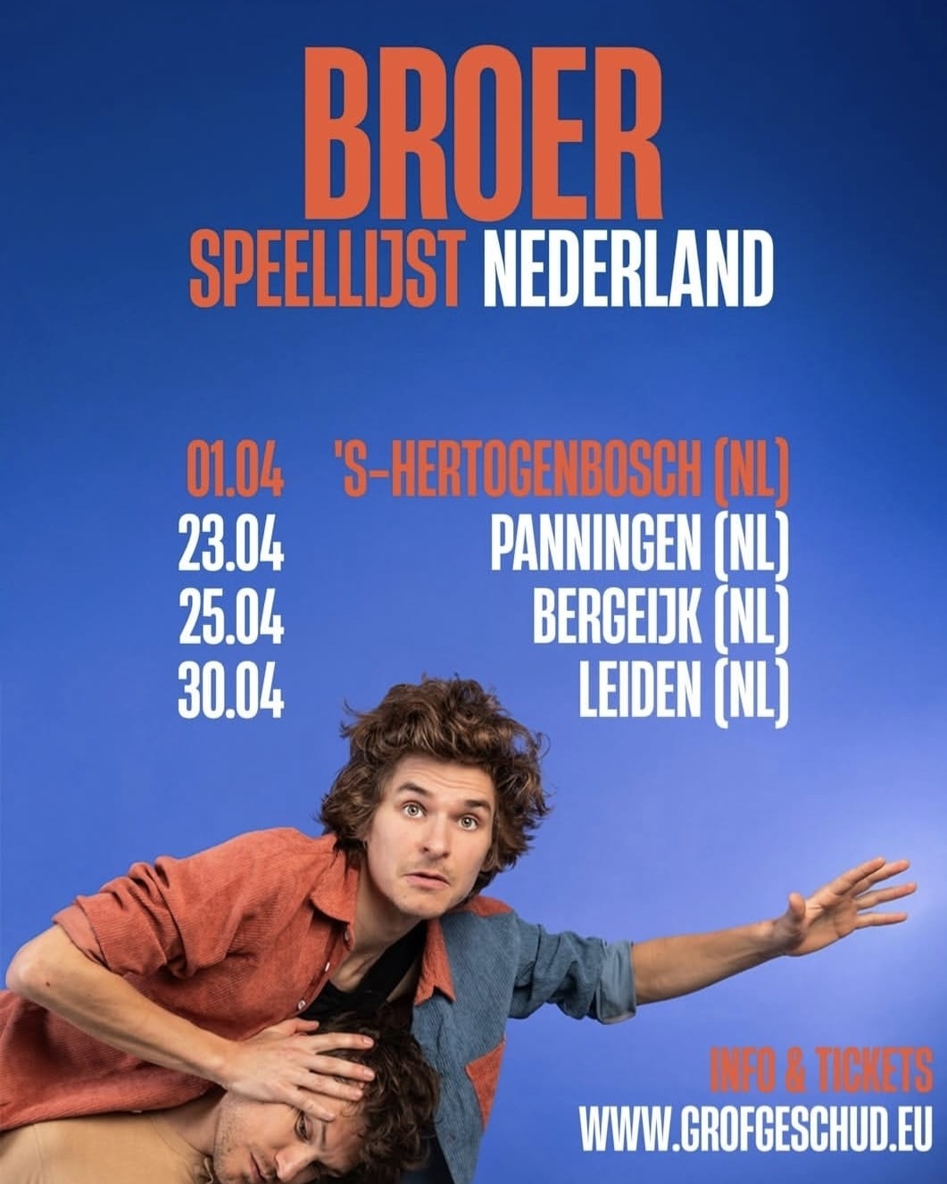 In Belgiรซ regent het sterren voor BROER:
@nieuwsblad_be โญ๏ธโญ๏ธโญ๏ธโญ๏ธโญ๏ธ
@humo.be โญ๏ธโญ๏ธโญ๏ธโญ๏ธ
@knack.be โญ๏ธโญ๏ธโญ๏ธโญ๏ธ
Alleen in april te zien in Nederland, dus mis deze unieke cabaretvoorstelling niet!
Kijk het VTR Nieuwsbericht over BROER via de link in bio.
@verkadefabriek @dok6theater @kattendans_bergeijk @leidseschouwburg.stadsgehoorzl