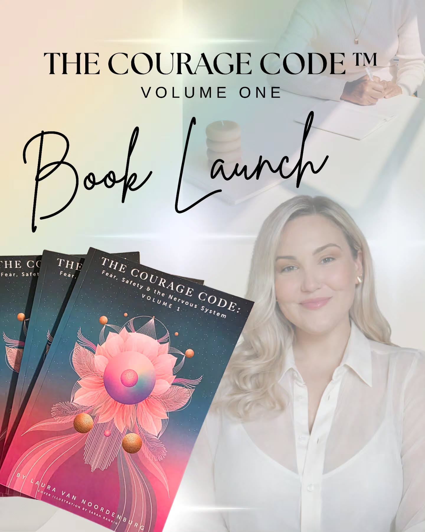 The Courage Code™ Volume One is being released into the world.
After years of living this work, writing it, and supporting others through it… I’m opening a space to share it in person.
This isn’t just a book launch. It’s a moment to slow down, sit together, and reflect on what we’ve moved through… individually and collectively.
We’ll begin with a guided meditation, move into a reading from the book, and open a conversation around the evolution of self, the nervous system, and what it means to live with more awareness in a world that has asked a lot of us.
The second hour is more open.
Book signing, connection, and a few beautiful offerings alongside it from @sarahrankinartist
And @soulandmoonlight
It’s a small, held space. Limited Spots.
If you feel called, I’d love to have you there.
📍 Pure Wonder Soul Studio
🗓 Sunday April 26
⏰ 1:30pm – 3:30pm (arrive 1:20pm)
You can book through the link in my bio
Laura x