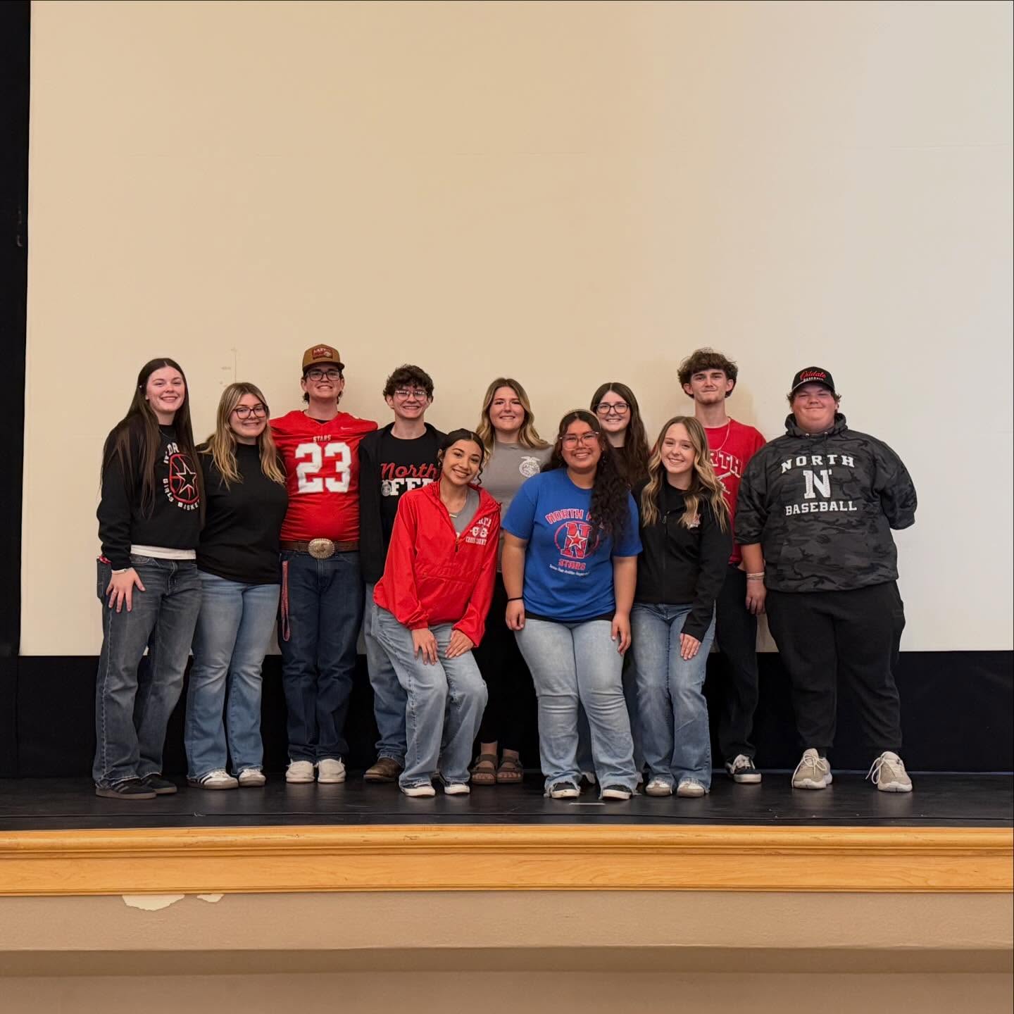 North FFA had a great time visiting the incoming 8th graders at Standard Middle School and Beardsley Middle School last week! Our members were able to share all about the North High Agriculture Program, the opportunities in our classes, and the leadership, travel, and experiences that come with being part of North FFA.
It was awesome meeting so many of our future Stars and getting to talk about what makes North Ag such a special place. We can’t wait to welcome the next generation of students!
📣 Incoming freshmen and families: Don’t forget to join us for Freshman Extravaganza on Monday, March 16 at 5:30 PM in O’Neill Hall. Come meet our team, learn more about the program, and get your questions answered.
📬 Lastly, all incoming Freshman be on the lookout for a postcard from us in the mail soon!