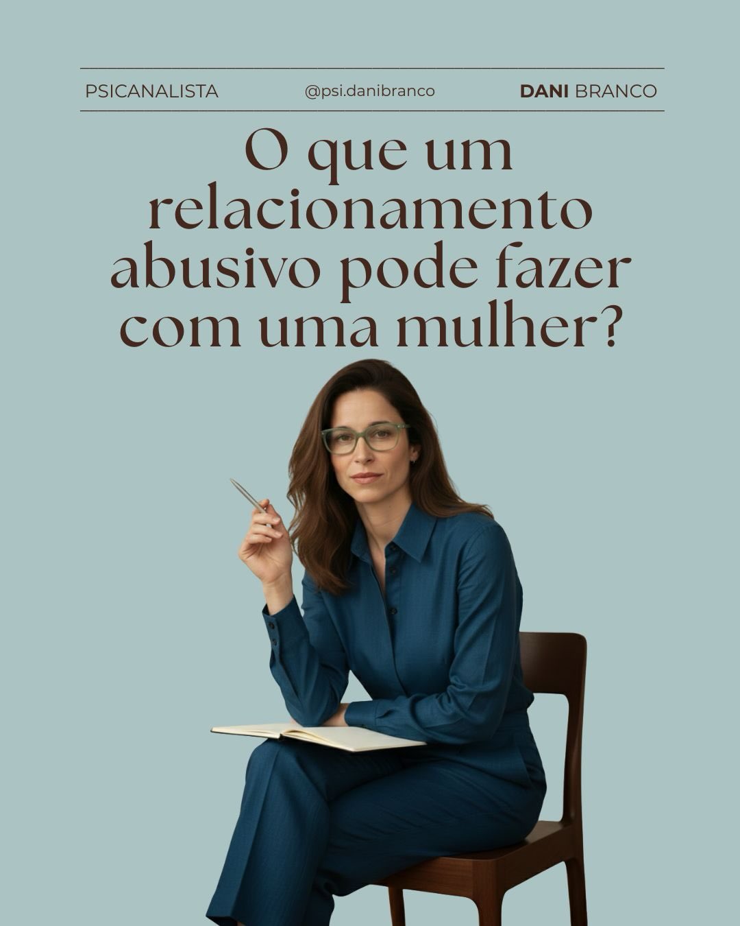 Um relacionamento abusivo não termina quando você sai dele.
Ele continua na forma como você se olha no espelho. Na voz que te faz duvidar do que sente. No vazio de não se reconhecer mais.
Mas existe um caminho de volta para si mesma e ele fica mais leve quando você não precisa percorrê-lo sozinha.
Estou abrindo um grupo terapêutico para mulheres que estão ou saíram de relacionamentos abusivos.
🗓 Início: 30 de março
📅 Às segundas-feiras, 19h às 20h30
⏳ Duração: 3 meses
👥 Apenas 20 vagas
💛 Investimento: R$150/mês
As vagas são limitadas!
Se você sente que esse grupo é para você o link para se inscrever está na bio.
Ou me envia uma DM.