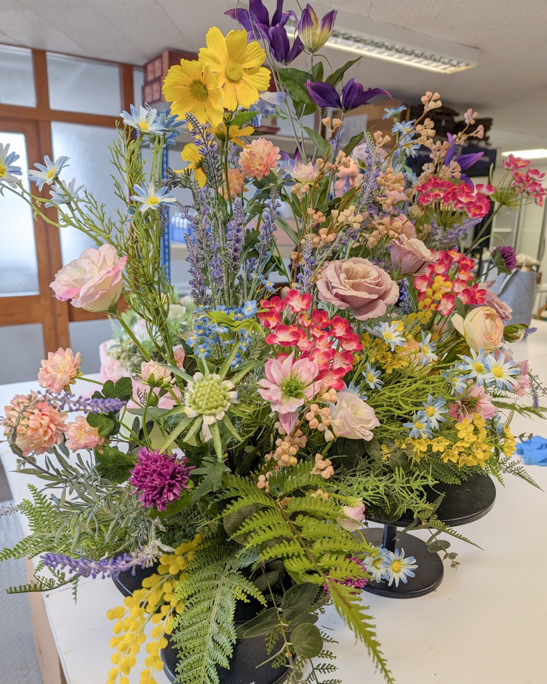 We’ve made the hire process beautifully simple.
• Order with either Linen & Lace or Jo Hicks Flowers
• Collect & return from Ringwood or Hythe
• Flexible dates around your event (subject to availability)
• Collect at least the day before for stress-free styling
Luxury florals without complicated logistics.
As an introductory offer we are giving any booking made from our new Faux Floral Collection, before the 14th of March, the free hire of 10 filled bottle bud vases.
Last day to take advantage of this offer, as we are unlikely get a quote out to you today, if you enquire today and book by the 18th we will include the offer, pop an email to enquiries@linenandlacehire.co.uk or info@johicksflowers.co.uk for further info, and you can view the brochure on either of our websites.
Photo shown of a new larger sized meadow arrangement to use at the beginning or end of the aisle.
#fauxfloralhire #fauxweddingflowers #artificialweddingflowers