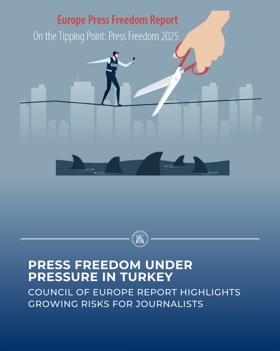 Turkey Among Europe’s Most Hostile Environments for Journalism
A recent Council of Europe report identifies Turkey as one of the most challenging environments for journalism in Europe, highlighting ongoing concerns about press freedom.
The country continues to record high numbers of jailed journalists and alerts related to press freedom violations. These trends are driven by prosecutions, detentions, physical attacks, and restrictions on media outlets.
The findings point to a deepening crisis for independent journalism and freedom of expression, raising broader concerns about access to information, public accountability, and democratic resilience.
Protecting journalists and ensuring a free and independent press are essential pillars of the rule of law.
🔗 Read more:
https://loom.ly/OI-6a9I
#HumanRightsViolations #PressFreedom #Turkey #RuleOfLaw