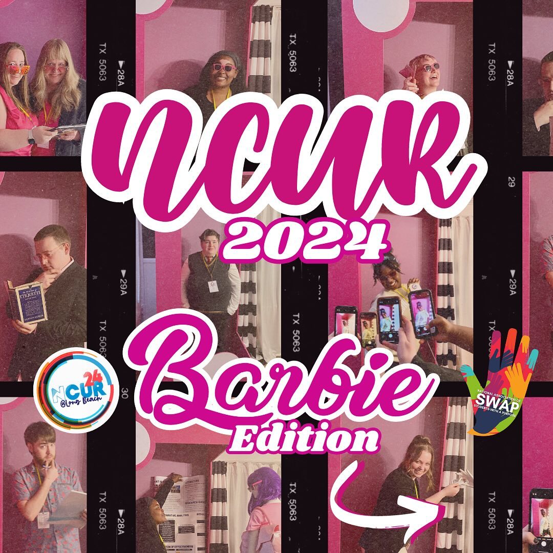 We’re thrilled to celebrate the fantastic collaboration of our VSU and CWU SWAP students at this year’s NCUR in Long Beach, CA! 🌟 Our students made us proud by presenting their innovative research, demonstrating the power of interdisciplinary studies and teamwork.
In a unique twist, our students stayed in a Barbie House AirBNB, blending the whimsical with the academic. This creative environment was not only a backdrop for preparation and collaboration but also for celebrating their hard work and achievements. It was here that the worlds of NCUR and Barbie House collided, giving rise to our very own NCUR Barbies and Kens!
NCUR is truly a global stage for interdisciplinary college students to share their research, and our students took full advantage of the opportunity. They enjoyed engaging with graduate schools and gained invaluable insights from faculty mentors nationwide. 📚💡
The experiences and successes of our students at NCUR 2024 have left us eagerly anticipating what they will achieve next year in Pittsburgh at NCUR 2025. Until then, let’s continue to support and cheer on these bright minds on their academic journeys. Go NASWAP!
#NCUR2024 #NASWAP #StudentResearch #AcademicExcellence #InterdisciplinaryStudies #FutureLeaders #BarbieWorld