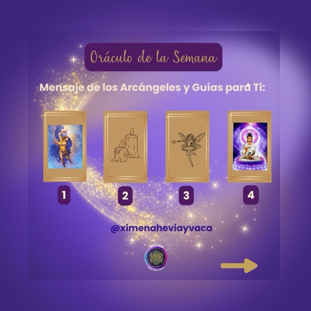 💫ORÁCULO DE LA SEMANA💜
✨Conecta con tu corazón y elige la carta que te llama.✨
💬 Escribe en los comentarios el número de la carta que elegiste.
Mensajes canalizados Ximena ♾️⚜️
#oraculosemanal #infinitaezencia #ximenaheviayvaca #111mensajesparaelalma #mensajesdelosángeles