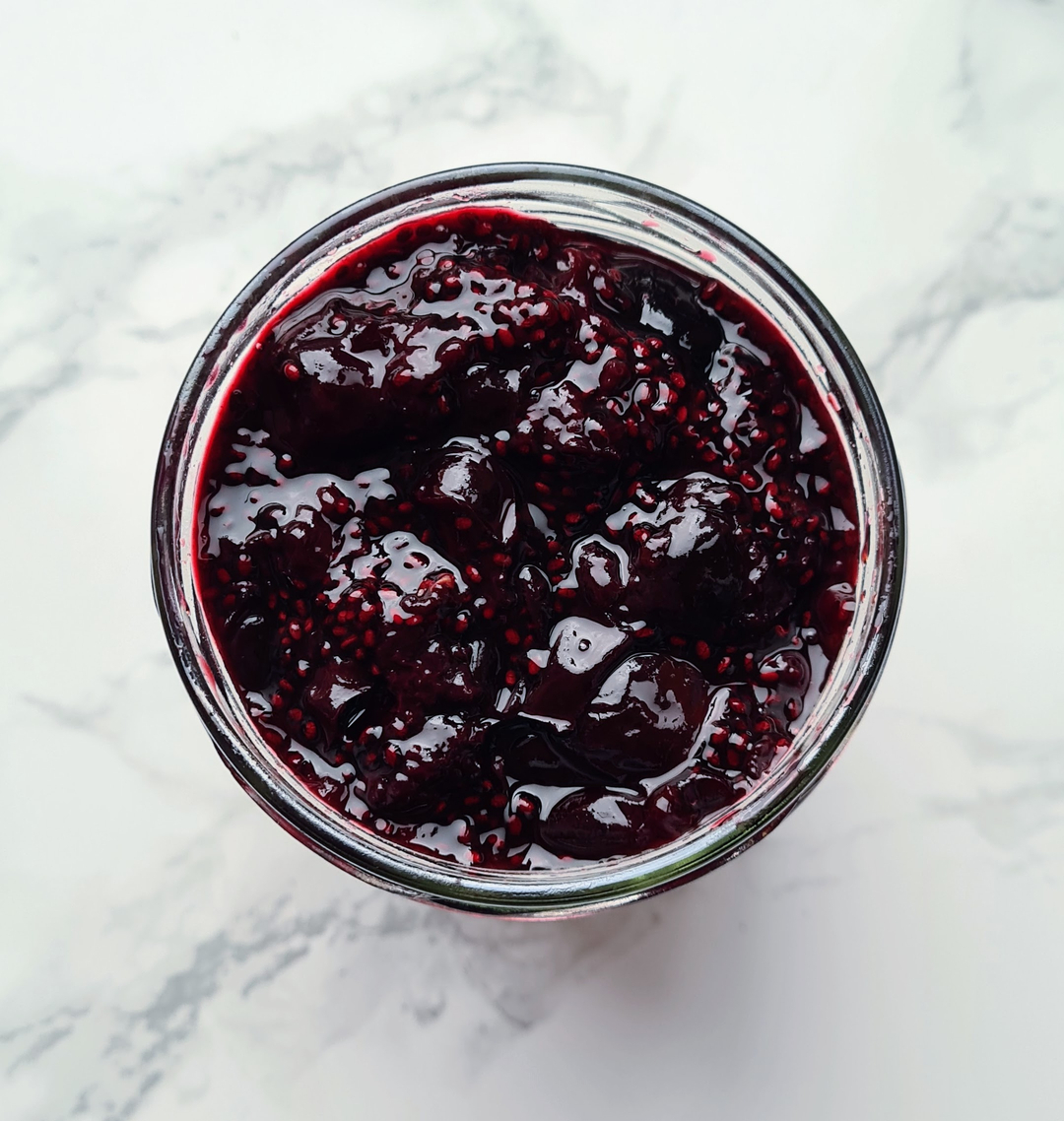 10-MINUTE CHIA SEED 🍒CHERRY JAM
This jam takes 10 minutes to make and requires just 3 ingredients. It’s thickened with chia seeds, which provide healthy fats, fibre, and minerals.
We love this for breakfast with sourdough toasted and nut butter. We also add it to bowls of yoghurt and fruit. You can use any berries to make this jam. I make with raspberries, blueberries, and strawberries, but the 🍒cherry version is my favourite.
Makes 1 large jar or 2 small ones
🛒YOU’LL NEED
🍒 480g bag of frozen cherries (just as healthy as fresh but less expensive)
🍯 3 tbls honey or maple syrup
✔️3 tbls chia seeds
RECIPE
1️⃣ Add the 🍒cherries and honey/maple syrup to a pan and simmer for 5 minutes, then mash the berries with a potato masher or fork. I like to leave some whole cherries there for texture.
2️⃣ Add the chia seeds and simmer for a further 5 minutes. Pour the jam into a jar. This will keep in the fridge for one week.
#chiajam chiaraspberryjam #carolinefarrellnutrition #plantbasednutritionist #veganfoodporn #veganfoodshare#plantbased@thefeedfeed.vegan #veganrecipeideas #vegandietexplained #dairyfree