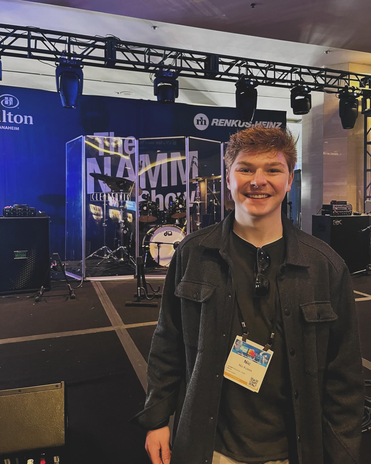 NAMM! Don’t forget to catch me 6pm at the Hilton with @felixmartinmusic 🤘🥁 @thenammshow #namm2024