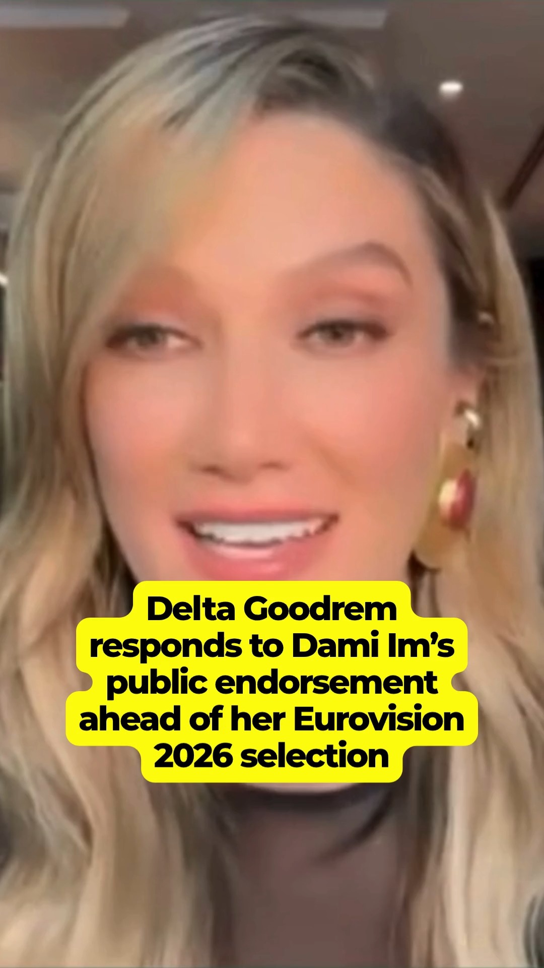 Delta Goodrem responds to Dami Im’s public endorsement ahead of her Eurovision 2026 selection.
This was @deltagoodrem in an interview with us here at Aussievision talking about @damiim after Dami suggested Delta for Eurovision this year! Interview on our YouTube channel.
#eurovision #esc #eurovision2026 #esc2026 #deltagoodrem #damiim