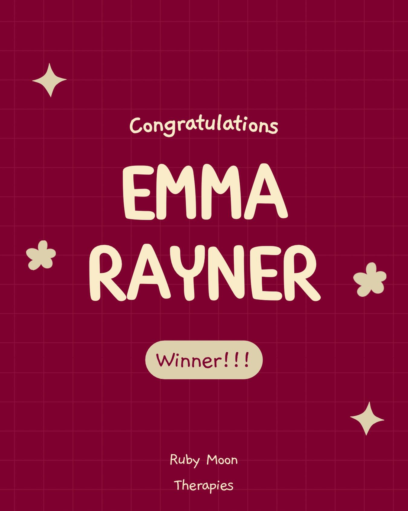The winner has been chosen at random and I’m delighted to tell you that @raynere999 has won out Mothers Day Giveaway!!
Congratulations Emma! Please contact Fiona to arrange your prizes from @rubymoontherapies @marvelluxe_x @mhbeauty_surrey and @violetventures_