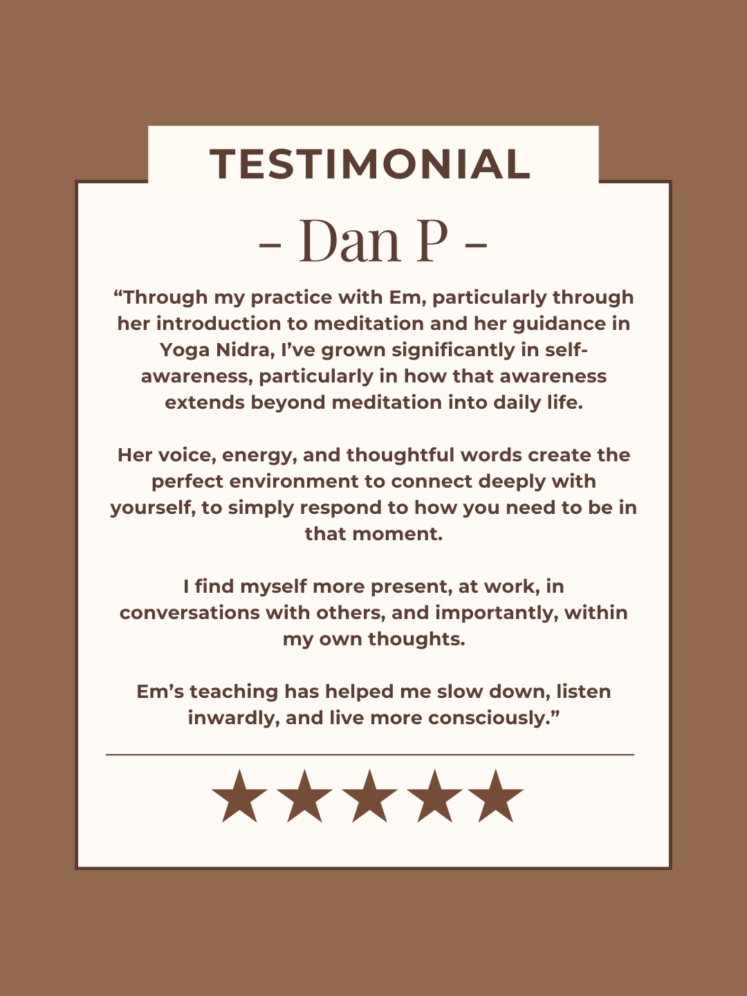 Swipe for the science ➡️🧬
Honestly, it is a great honour and privilege to be able to provide the conditions for you to access and connect to these states of being and parts of yourself ✨
Thank you for being a leader for men in this space @danpopping 🙏🏼
Currently, you can find me every Tuesday and Thursday at @ostudio_hamilton 12:45pm, for 25 minutes of magic restoration, regulation and repair 😌
#healing #yoganidra #deeprest #honestselfcare #awareness