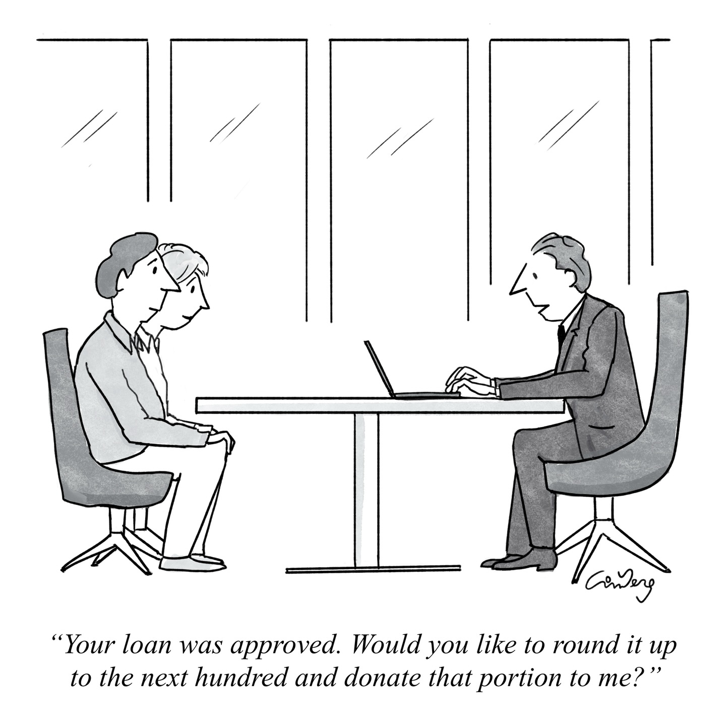 The tip jar, it’s everywhere.
#banking #loans #tips #money