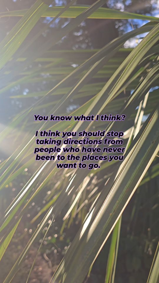 You want to do that thing? Do it.
You have something new you want to try? Try it.
Instead of taking advice from others on what you should be doing, what do you actually want to do?
Then, slow it down... take it one day at a time and watch your dreams come to life. Its no one else's time but your own. ✨️