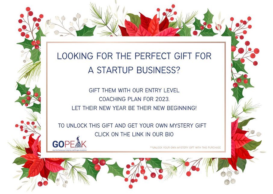 Starting a new business is one of the most daunting journeys a person can undertake. Help a Start-Up founder get the best beginning with a Coaching Voucher to redeem between 15 January 2023 and 15 December 2023.
That's not all!
Your generosity unlocks a mystery gift, especially for you!
It's Christmas - after all!
#bestgift
#coaching
#givingseason2022