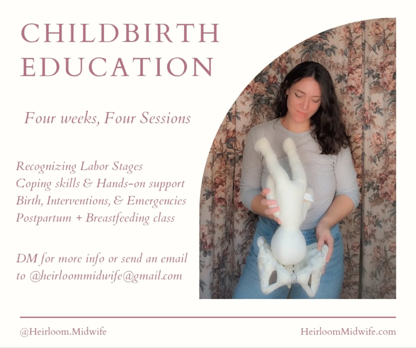 Group classes feel intimidating at first, but ours are a safe space to talk fears and ask what's what while also giving you multiple opportunities for one on one direction. By the end of our last night, most dads/partners are speaking freely and swapping phone numbers to stay connected, but couples benefit from a private education model even in the group setting during our labor circuit class.
Our labor circuit happens in class 2, splitting couples off from the main group, so you'll have privacy to practice labor support hands-on with help from myself (Hannah) and @bax_snider. In class four we call in lactation support from @bluegrass_latch and discuss postpartum, breastfeeding supplies, and resources going forward.
Class investment is $250 total to cover the four weeks. We host in Glasgow, Kentucky. Message for details and to sign up