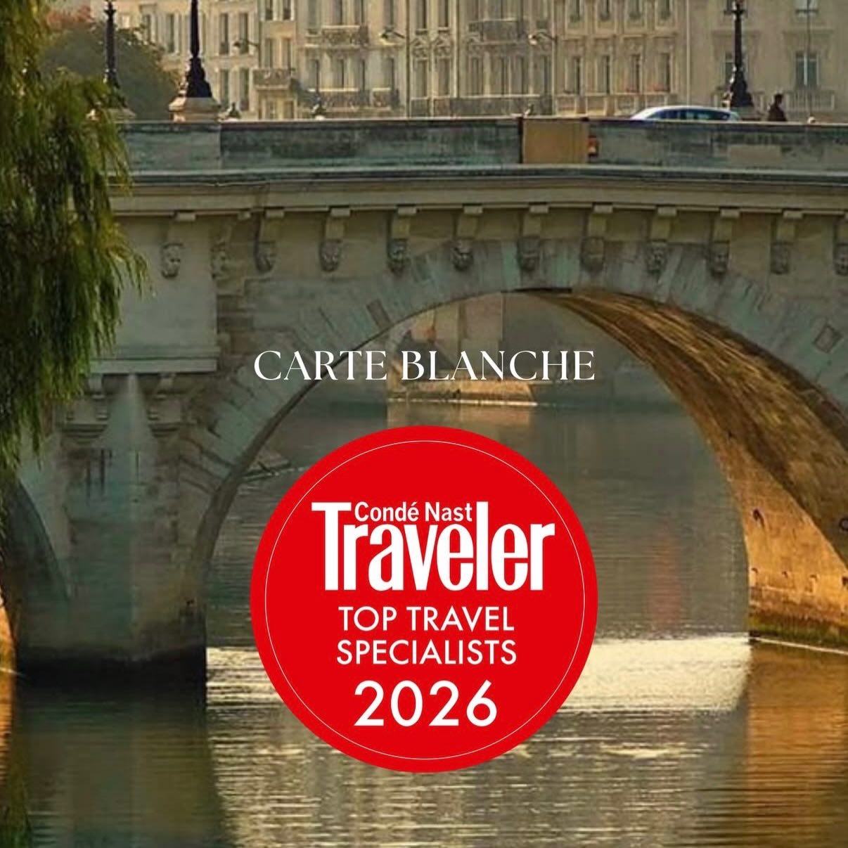 Congratulations to our DMC partner on this wonderful achievement and recognition! @carte_blanche_voyage