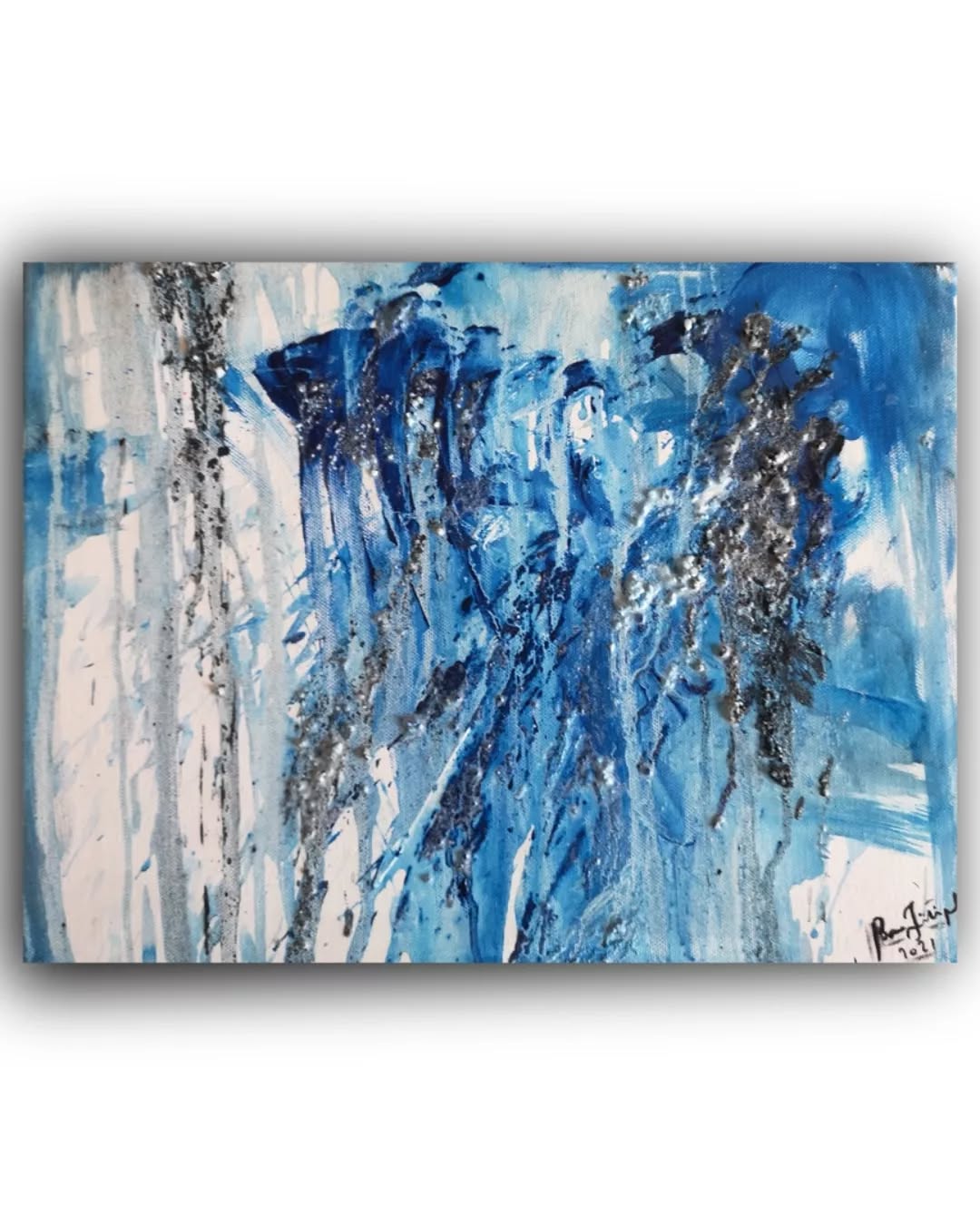 "Waves and Rocks"
30x40 unframed
Mix acrylics and sea salt
Original painting by Benedetta Fittipaldi
2021
#originalpainting
#artforsale
#londonartist #abatractexpressionist #expressionist #artforsale