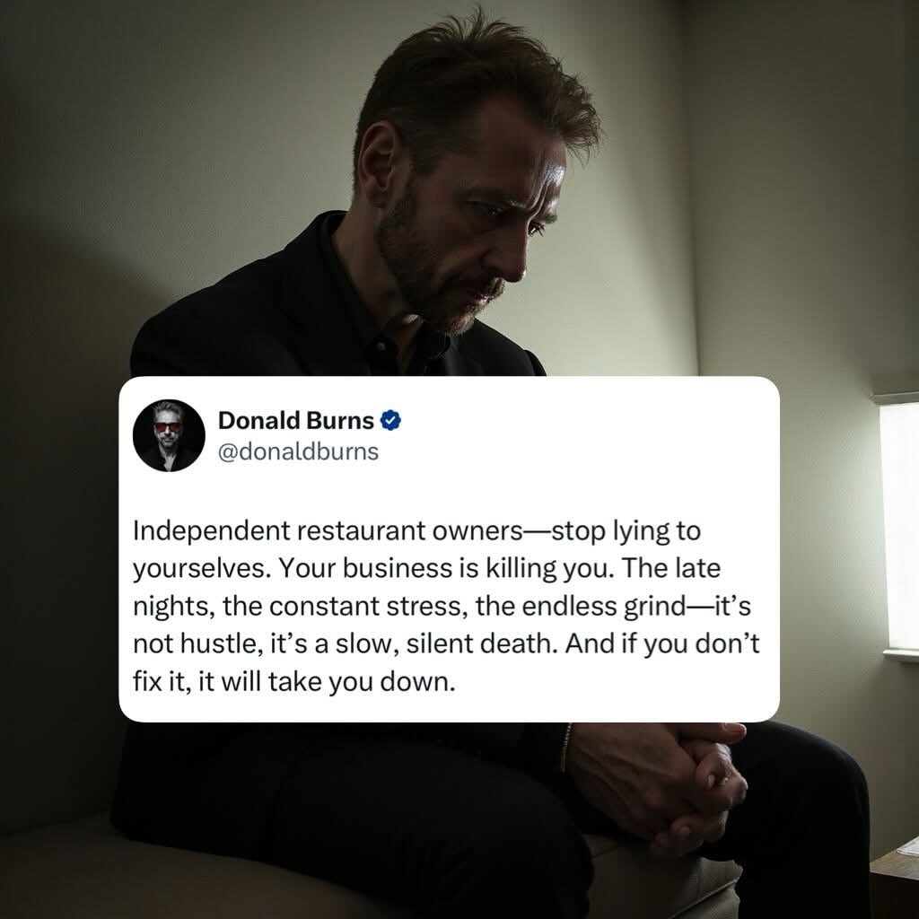 Independent restaurant owners—this might sting, but it needs to be said.
Too many of you are calling it hustle when it’s really self-destruction.
The late nights.
The constant stress.
The endless grind.
You tell yourself it’s the price of success.
You tell yourself it will be worth it someday.
But if your restaurant is slowly draining your health, your family, and your peace…
that’s not entrepreneurship.
That’s a trap.
The truth is most restaurants don’t fail because the food is bad.
They fail because the systems, leadership, and thinking behind them are broken.
You can’t grind your way out of a structural problem.
You have to design your way out.
That’s exactly why I wrote my new book Restaurantology.
It breaks down the frameworks, systems, and mindset shifts restaurant owners need to stop surviving and start leading profitable restaurants without sacrificing their lives.
If this post hit a nerve, good.
It means you’re ready to change something.
Go grab a copy of my new book Restaurantology on Amazon (Kindle or paperback) and start rebuilding your restaurant—and your life—the right way.