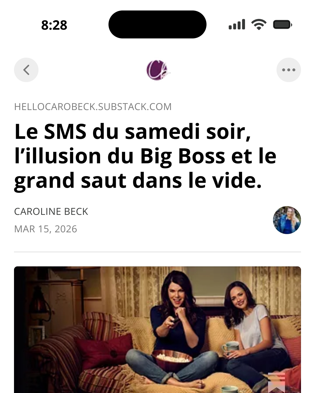 Je vais être honnête : j'étouffe avec les limites de caractères sur les réseaux sociaux. 🪓
Moi, j'aime les mots justes.
J'aime les tournures de phrases ciselées, les descriptions imagées et les métaphores puissantes pour créer une émotion vraie.
J'aime bâtir des textes qui ont une âme.
Mais à chaque fois, absolument chaque fois que je veux partager le fond de ma pensée, c'est la même sanction au moment de publier : "Vous êtes limité à 2000 caractères".
Sérieusement ? Alors que je viens tout juste d'en écrire 9000 avec mes tripes... Grrrrr. 😤
C'est officiel : je m'éclate sur Substack.
Là-bas ? Zéro limite de caractères. Zéro injonction à faire court. C’est mon terrain de jeu absolu.
J'ai enfin l'espace pour laisser parler la Bâtisseuse, partager mes vraies stratégies sans filtre, mes coups de gueule et décortiquer mes idées jusqu'au bout.
Si vous êtes fatigués du "fast-food" du contenu et que vous préférez des textes qui posent de vraies briques pour votre business... c'est là que ça se passe.
Rejoignez mon nouveau QG.
Venez lire, venez débattre.
👉 Abonnez-vous ici : https://hellocarobeck.substack.com/