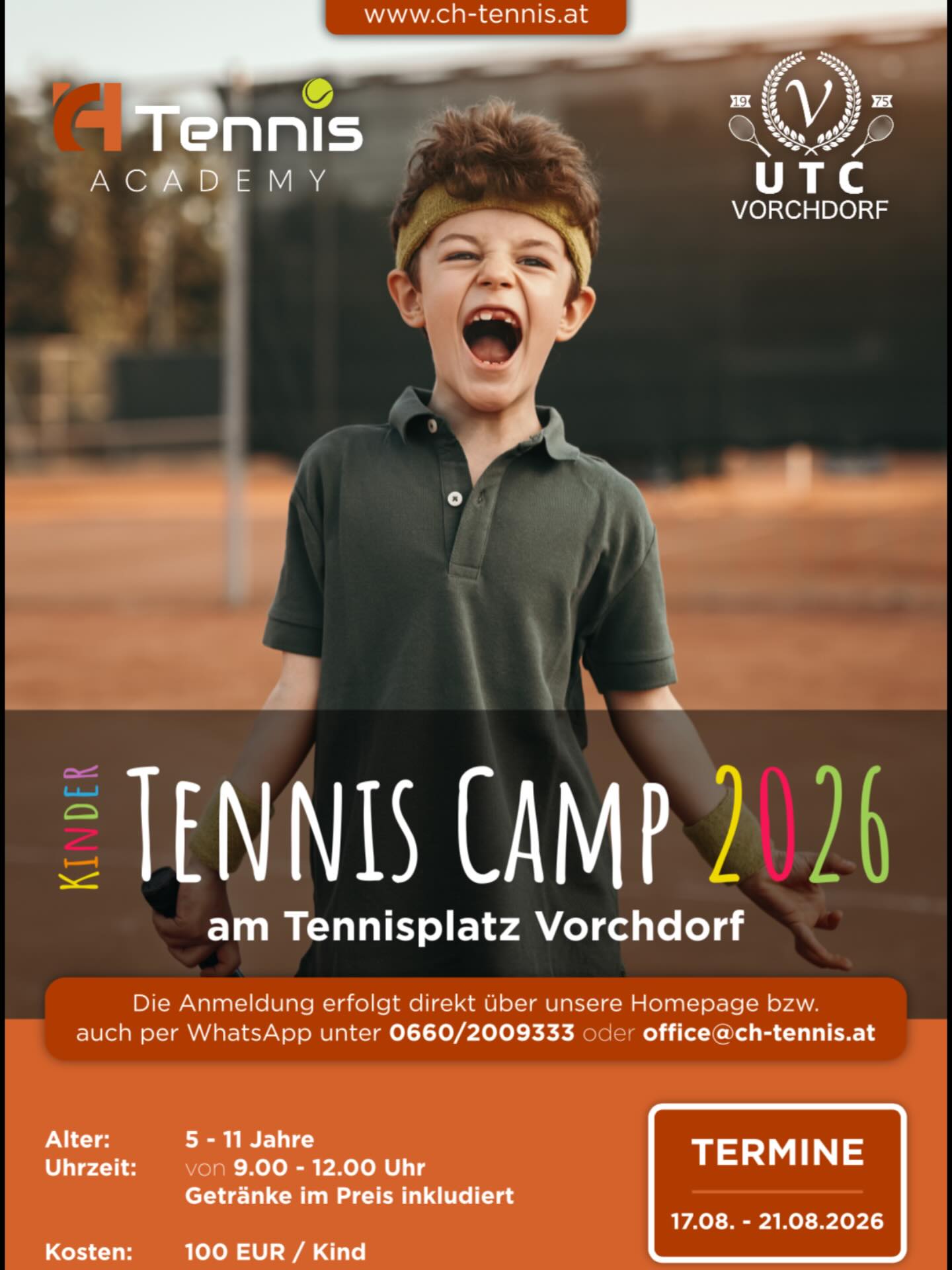 Spiel, Spaß & volle Action auf dem Platz 🎾🔥
Für Anfänger & Fortgeschrittene – jetzt anmelden! 💪
📍Vorchdorf
#TennisCamp#kids#tennis#summer#CHTennisAcademy