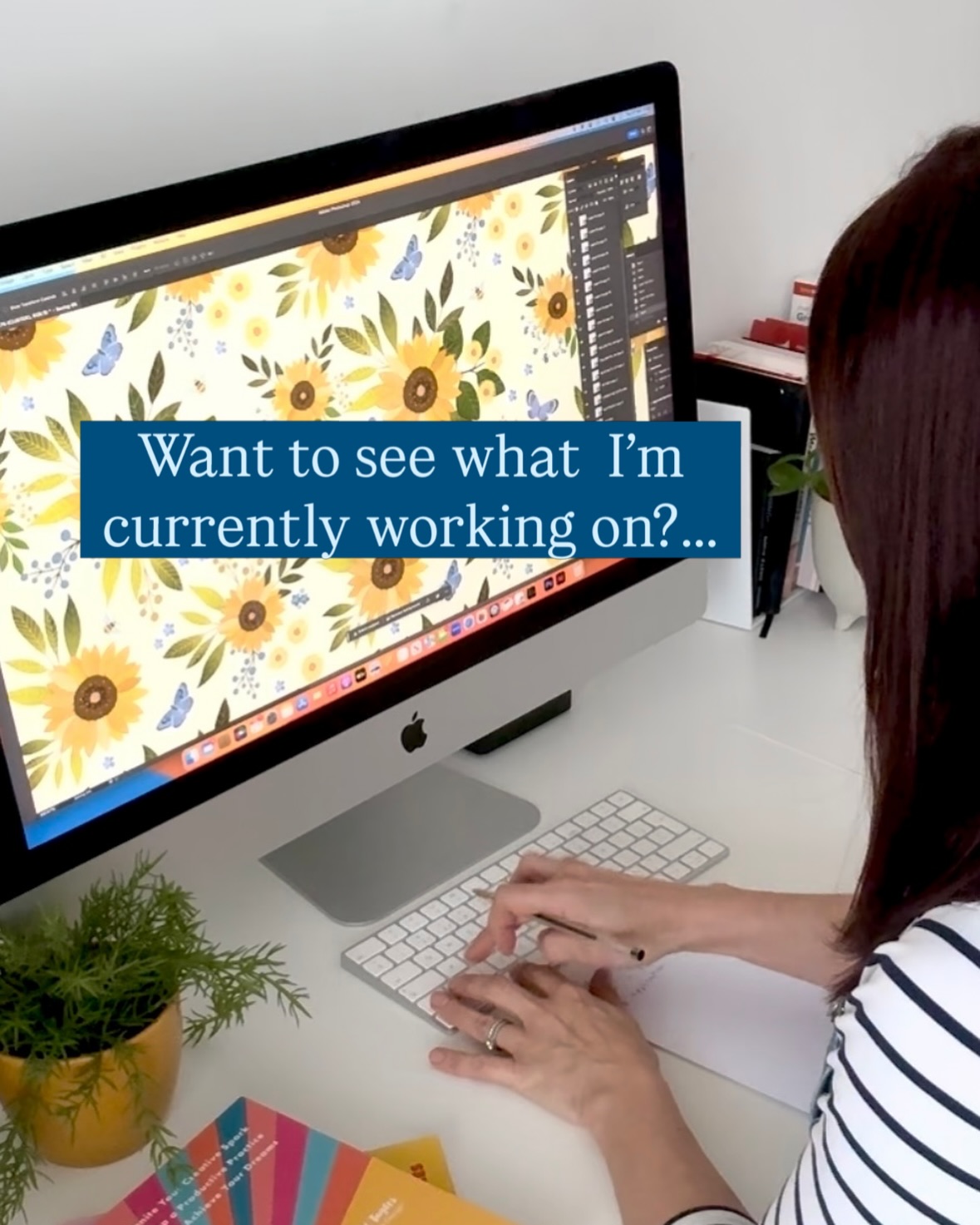 March Meet the Maker ✨
What I’m currently working on ❤️
A big part of what I do as a surface pattern designer and illustrator is creating artwork for amazing licensing partners… but most of it has to stay top secret until it finally makes its way onto products 👀✨
So this year, I wanted to carve out some time to create just for me. No briefs, no deadlines — just artwork inspired by my life here in Cornwall 🌊
This personal project has been such a reminder of why I started creating in the first place. There’s something really special about making space for ideas that don’t need approval, that simply exist because you want them to 💛
Sometimes the most important work we can do is the work we make for ourselves.
#MeetTheMaker #SurfacePatternDesign #IllustratorLife #CornwallCreative #CreativeProcess PersonalProject DesignLife