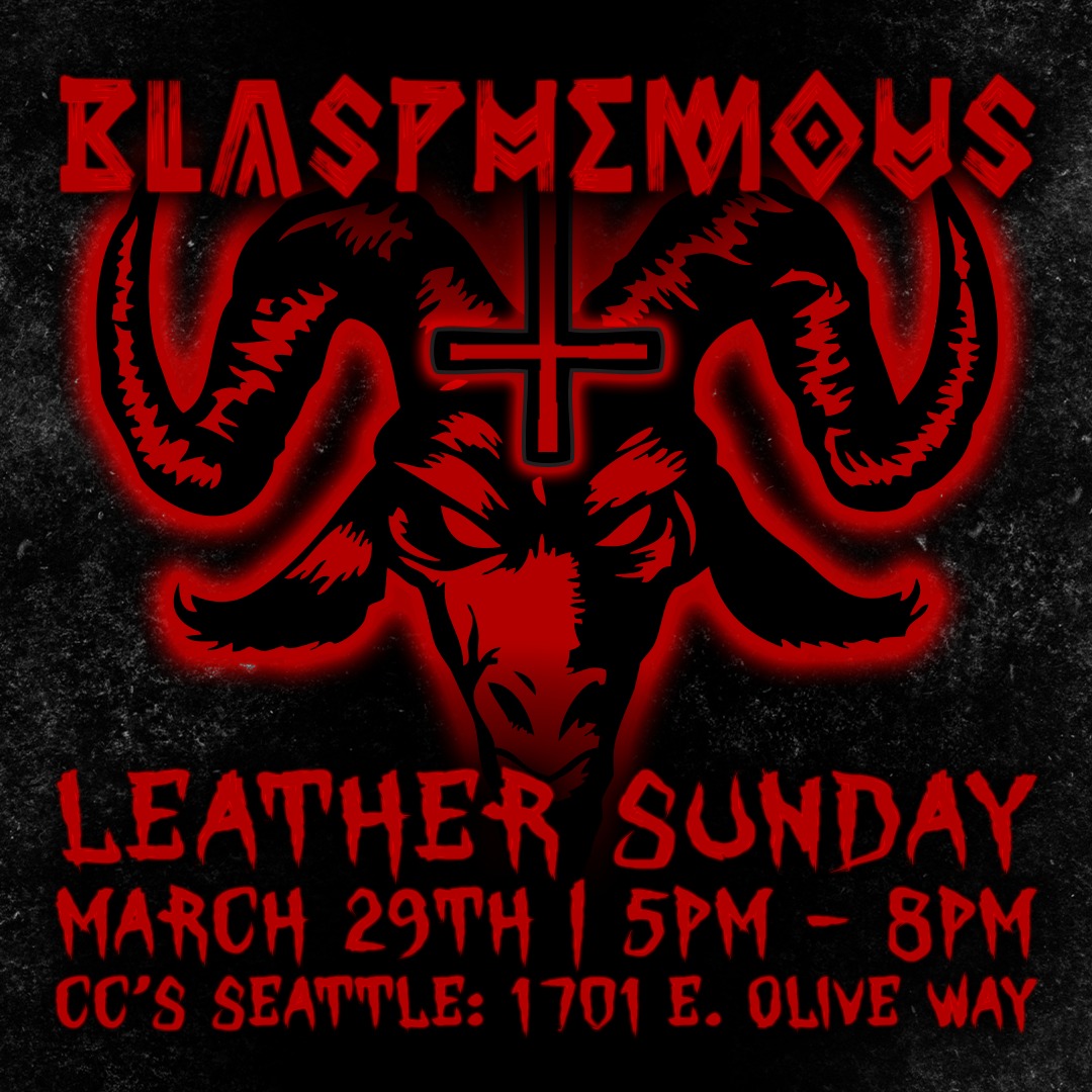 With the rise of anti-LGBTQIA+ legislation and an increase in the volume of the bigotry we may hear in our day to day, many of us may find ourselves struggling with guilt and shame that we thought we were long past. Sometimes it helps to have someone else look us in the eye and tell us that we can let go of that guilt and shame.
Come to Blasphemous Leather Sunday where two of our own will be serving as confessors. Your confessor will take your confession, offer advisement and support, and negotiate for your absolution. Should you be unwilling or unable to bare the absolution yourself, there will be whipping boys on hand to serve in your place.
This is a small fundraising and tasting event that will benefit the Carter-Johnson Library.