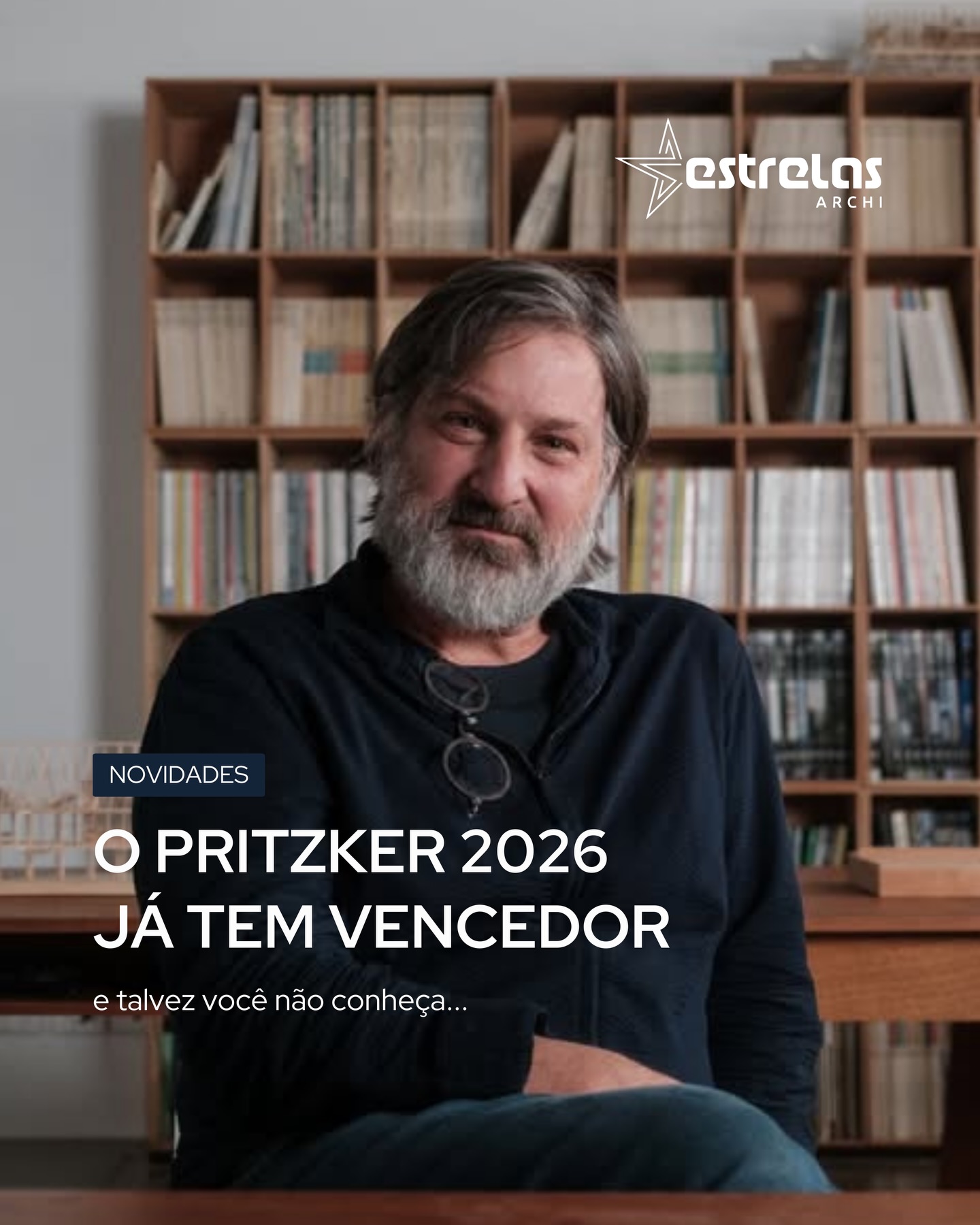 Alguns projetos você precisa viver.
O Pritzker 2026 reconhece exatamente isso: uma arquitetura mais sensível, mais humana, mais conectada com o que realmente importa.
Smiljan Radić não projeta para aparecer. Ele projeta para provocar. E talvez esse seja o maior movimento da arquitetura hoje: sair do espetáculo… e voltar para a experiência.