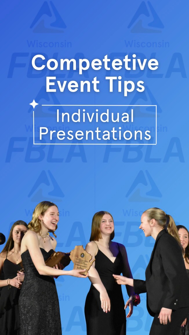 Please note that many events in the presentation event category can be competed in as a individual or a team. The six events listed are events which can only be individual.
Good luck this year at SLC!