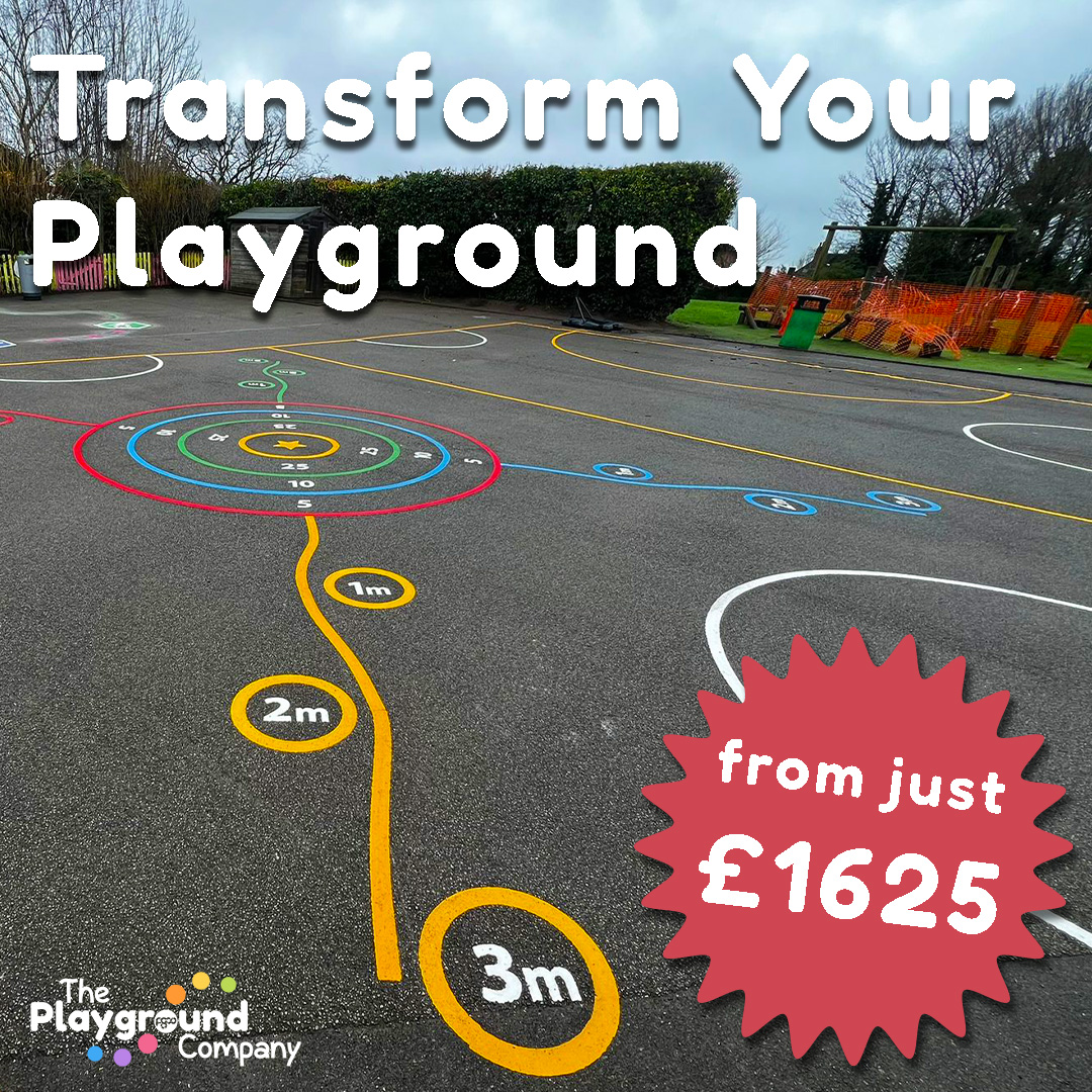 Playground markings are an easy, cost-effective way to brighten up your playground while adding fun and play elements🤸
Get in touch to book a free, no-obligation site visit for your school, or take a look at our full range of playground markings on our website!