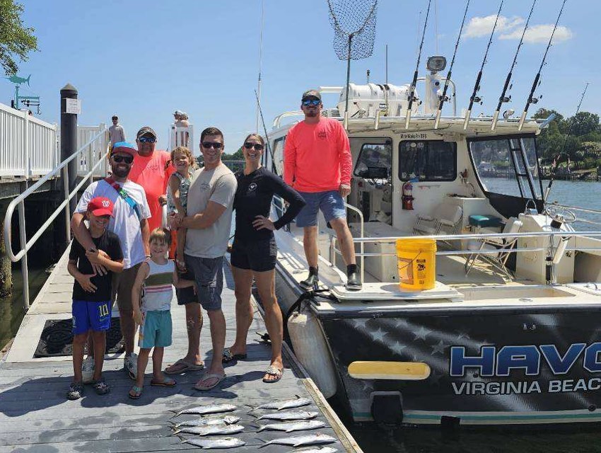Yesterday we fished the 4th Annual Hooked on Hope VB Spanish Mackerel Tournament. We had two amazing families on Havoc that put a hurting in the Mackerel. Not sure where we placed yet, but had 3 solid Spanish at the scales. Chris Haduck and I are blessed that we were able to catch these families some memories.
Thank you to Mike Robey for putting everything together and building this community. Thank you to all of the other charters that also took families out Heads~N~Tails charters by Captn'Eric Meyers. Wingman Guide Service. Bay Roamer Charters. MarVa Outdoors Charter Service (congrats on first place!) to name a few.
Can’t wait for next year!🤘🏻. #spanishmackerel #havoccharters #evansboats #vabeach #redfish #charterfishing #charterboat #hookedonhope