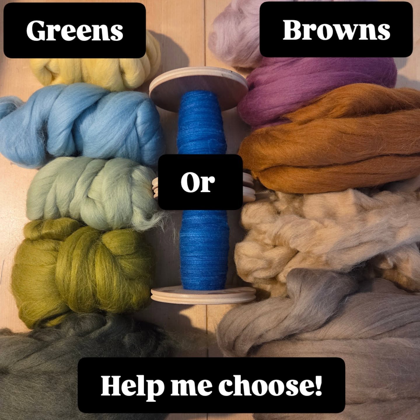 Which would you match to my blue yarn?