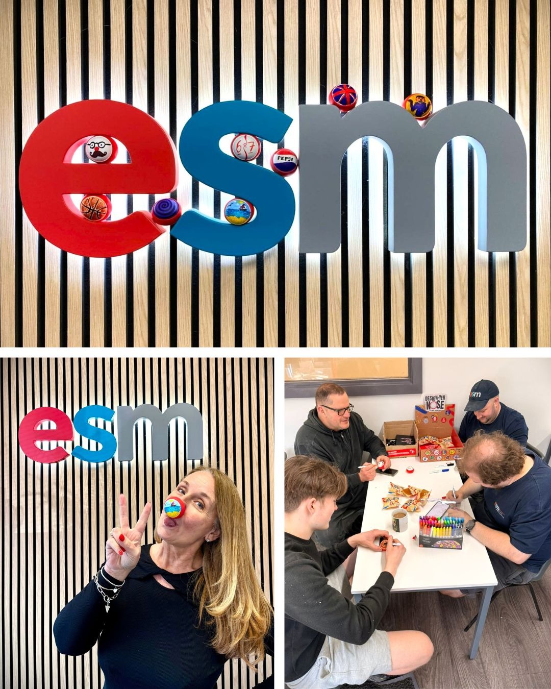 Today is #RedNoseDay, and at ESM, we're all getting involved in the madness... ๐
In partnership with local Kent artist @mrdoodle, this year's Red Nose is fully customisable, so our office and workshop staff have been getting creative with their own fantastic designs! ๐จ
@comicrelief has been around for over 40 years, each year working with over 1,000 organisations and supporting more than 35,000 projects helping with things like:
๐ด Basic Needs
๐ด A Safe Place to Call Home
๐ด Best Start in Life
๐ด Safe from Harm
๐ด Justice for All
If you'd like to donate, see the link to our Red Nose Day JustGiving page in the comments below!
#comicrelief #getinvolved #charity #fundraising #creative