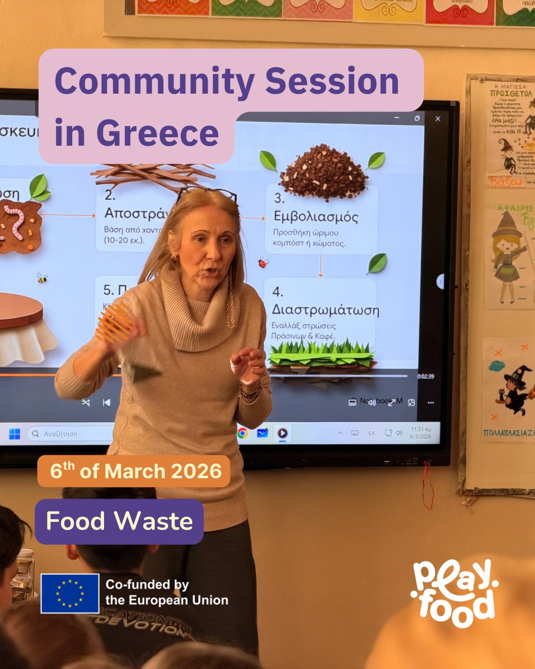 Another hands-on #foodwaste workshop just wrapped up, this time in #Greece 🇬🇷
The Galakeia School of Naoussa, in collaboration with the @eduquest.gr team, hosted an engaging session for its students.
Guided by an #agronomist, students explored the basics of #composting and its vital role in reducing food waste.
As a lasting takeaway, the school received a #composter, giving students the opportunity to put their learning into practice and build real-life food waste management skills.
The session brought conversations around household food waste, everyday habits, and how small changes can make a big impact. It also highlighted the crucial role of education in driving this transition.
More sessions are on the way! Stay tuned 🌸