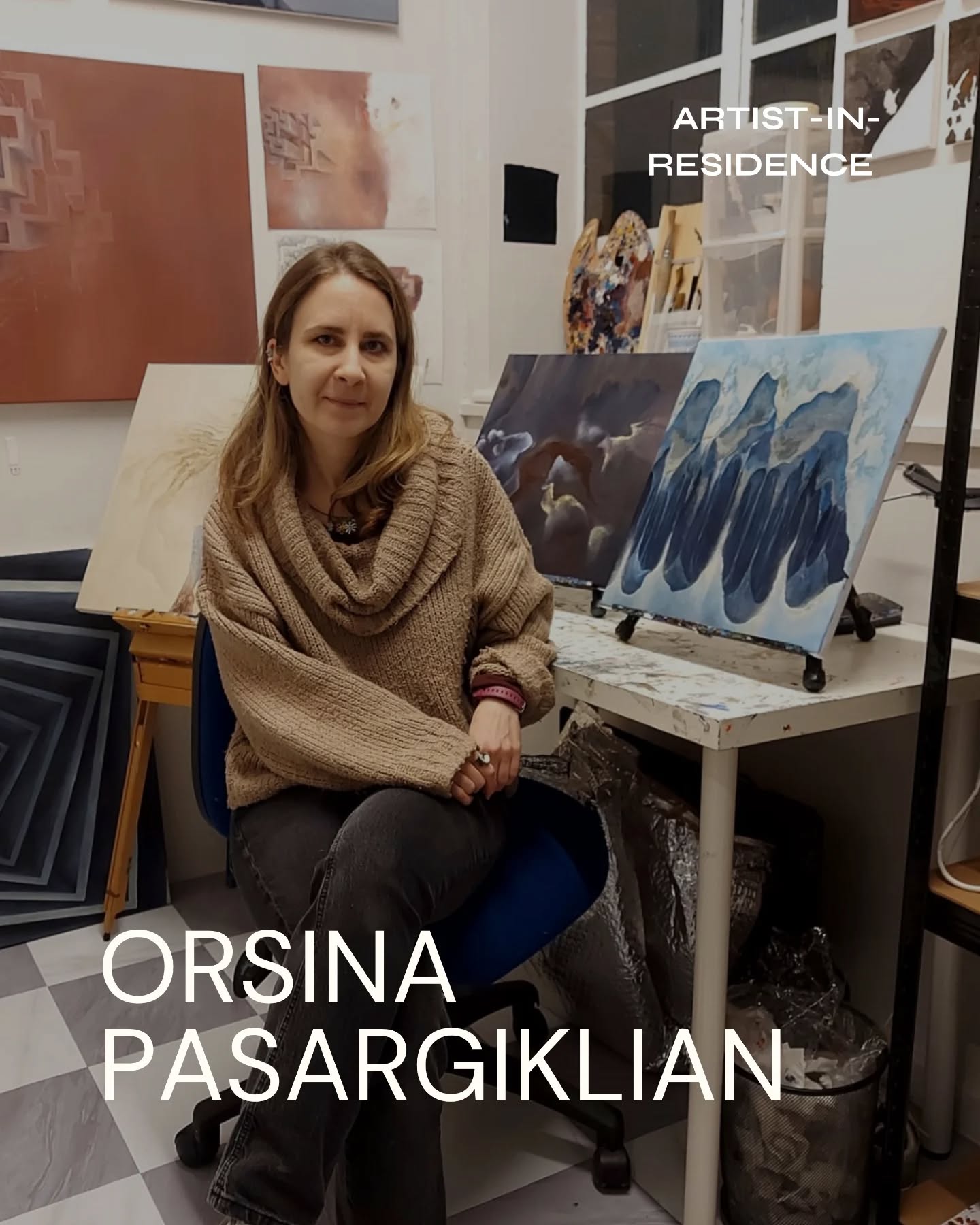 IOAEA Online Residency artist-in-residence
Orsina Pasargiklian, UK
@orsinapasa
Residency period: January/ March 2026
Bio
I am an Italian artist based in London, United Kingdom. I was born in Milan in 1987. After graduating from high school, I moved to London to pursue art studies, where I completed a BA in Fine Art in 2012. I then attended two residency programs, one in Beijing and one in New York. During my travels, I started working as a tutor and developed a skill for teaching. I continued teaching in London, where I run painting classes for adults and have occasionally run children’s workshops, developing classes ideas and managing large groups of students.
In November of 2022, I became a member of the artist network Artcan.
I mainly work as a visual artist, steadily exhibiting in galleries. My goal as an artist is to exhibit to a wider audience rather than create for commercial purposes; therefore, I aim to collaborate with platforms that seek to showcase socially and environmentally conscious art. I have so far taken part in three exhibitions centred around the theme of the environmental crisis and have been featured in publications that spotlight artists with a political and environmental focus.
See her artworks at the exhibition Interwoven, this Saturday at @filet_space
Re-Earth: oil paint, iron oxide, iron filings, magnetic powder, crushed rocks on canvas, 60x76cm, £500, 2026
Water, Fire, Earth, Air: oil paint, iron oxide, iron filings, magnetic powder, crushed rocks on canvas, 40x40cm, £50 each, 2026
@insightsofanecoartist
#onlineresidency #onlineartresidency #artresidencyprogram #sustainableart #sustainablepractices