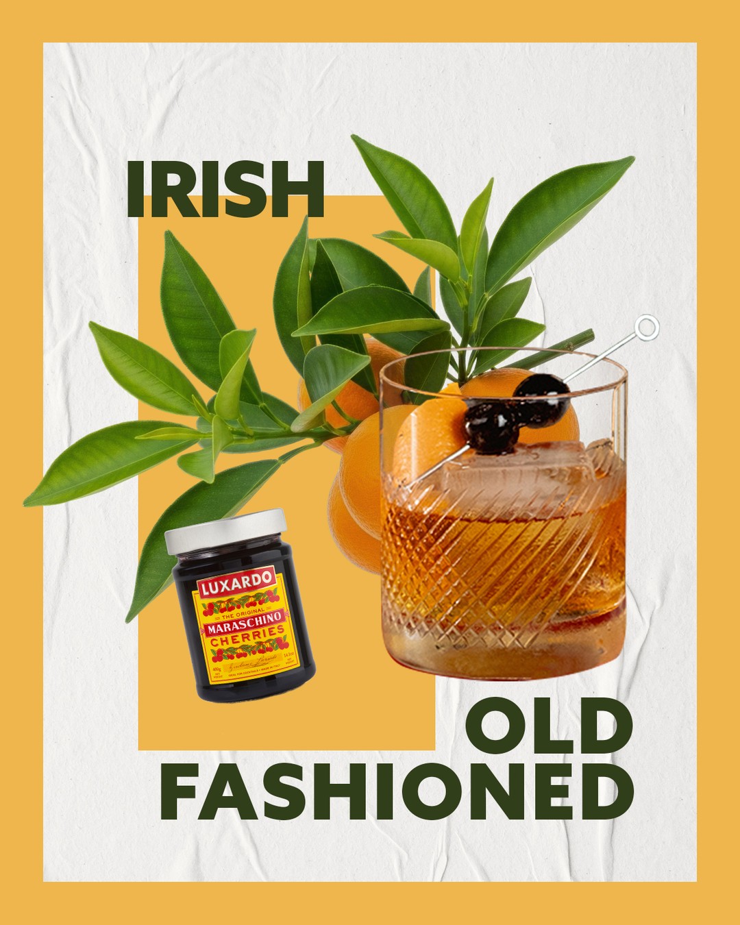 A classic, with an Irish twist ๐ฅ๐ The Irish Old Fashioned pairs the rich, toasted character of @jameson Black Barrel with a touch of sweetness and the perfect finishing garnish: a Luxardo Maraschino Cherry. Smooth, balanced, and made for slow sipping. #StPatricksDay