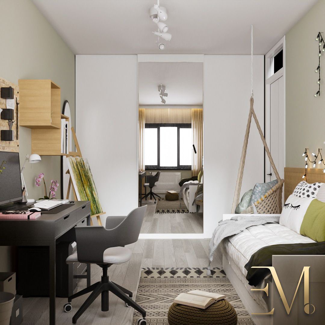 • • • CROCUSES IN A ROW • • •
TEEN’S BEDROOM
Sometimes space does not require full redesign, simple catch-up can create the feeling you strive for. In this case, we present an adjustment from the teen room.
Redesign of the row house for a special family in Amstelveen, inspired by the freshness of flowers and the hope for spring that crocuses bring. A mix of a natural pallet with vibrant colors to show that, as in nature, each individual of a family brings their own element of beauty and balance. Natural materials and tones in a beautiful modern contemporary style mixed with a modern spirit and strong accents.
#emdotstudio #emdot #studio
#interior #interiordesign #interieur #wonen #luxurydesign #interiordesigner #architecture #teens #homedesign #homesweethome #inspiration #redesign #interieurontwerp #design #girl #girlpower