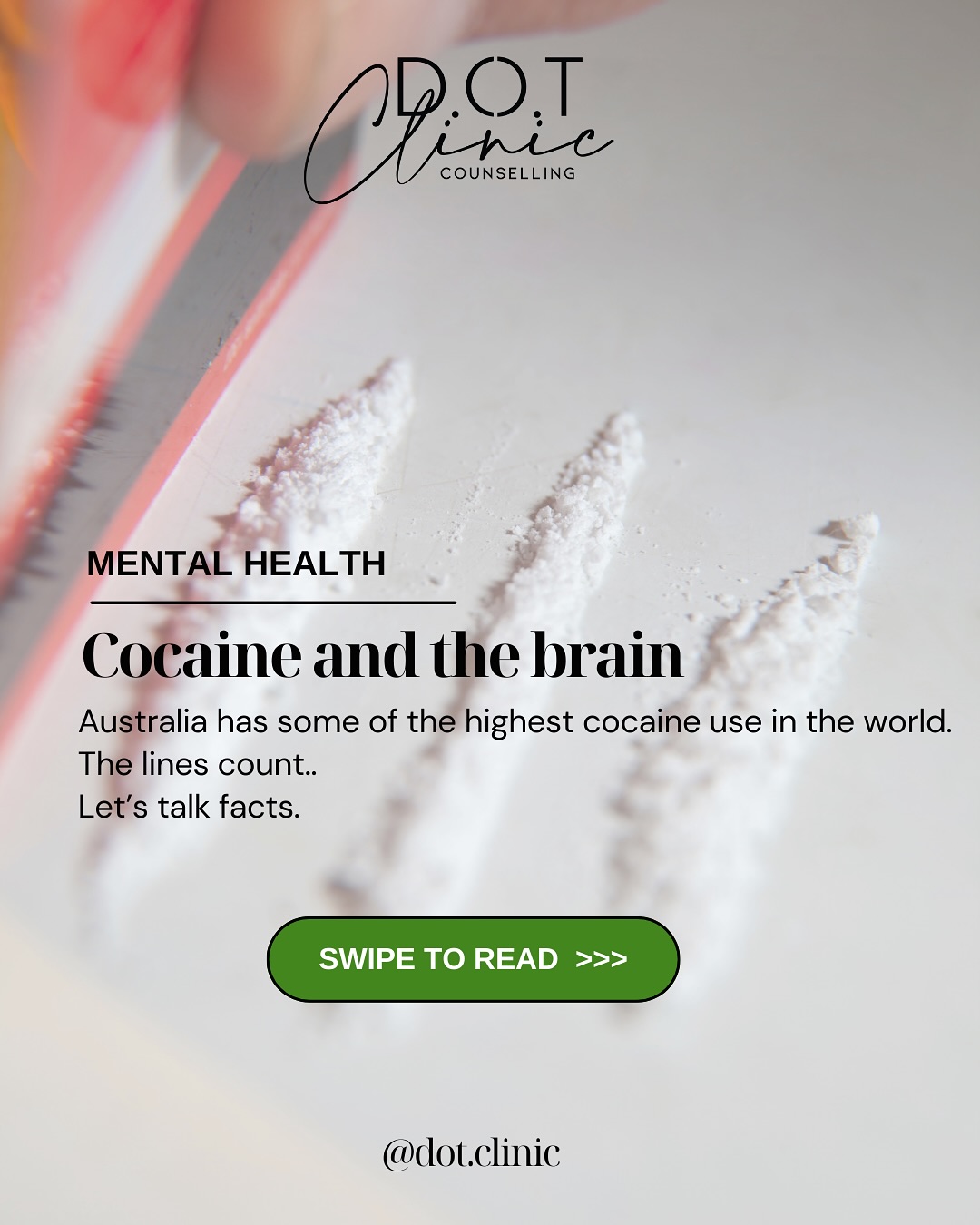Australia is still number one for cocaine use per person… yep, number one.
Around 3% of Aussies (15–64) have used it recently, higher than the Americas (1.6%) and Europe (1.1%). So while other countries use more overall, the average Aussie is more likely to use. NSW (especially Sydney) consistently records the highest cocaine use per capita in Australia.
And while most people use it occasionally, not regularly… occasional doesn’t mean harmless.
#MentalHealth #Drugs #Sydney