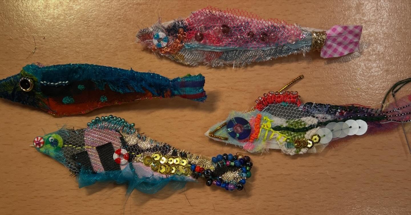 I går var vi fire afsted på inspirationstur til #futurum i vandel til super sjov workshop i fisk! #kunstkompas