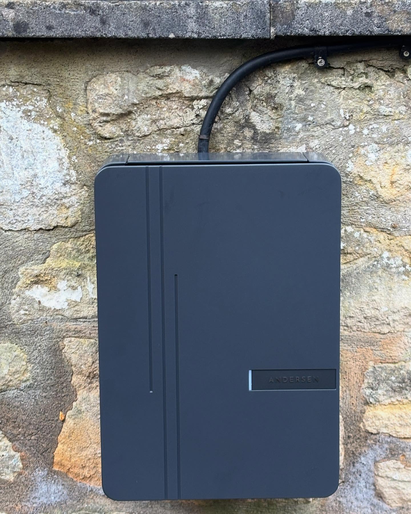 Installing a new @andersen_ev A3 charger to replace the 5 year old Gen1 A2 that we installed in central #bath and was developing gremlins. New model much smaller and discreet. Install wise much the same albeit less screws but does make use of security bolts for no apparent reason when normal ones would suffice. Build quality too early to say how well it will weather etc compared to the old A2. Overall a good charger that will be popular.