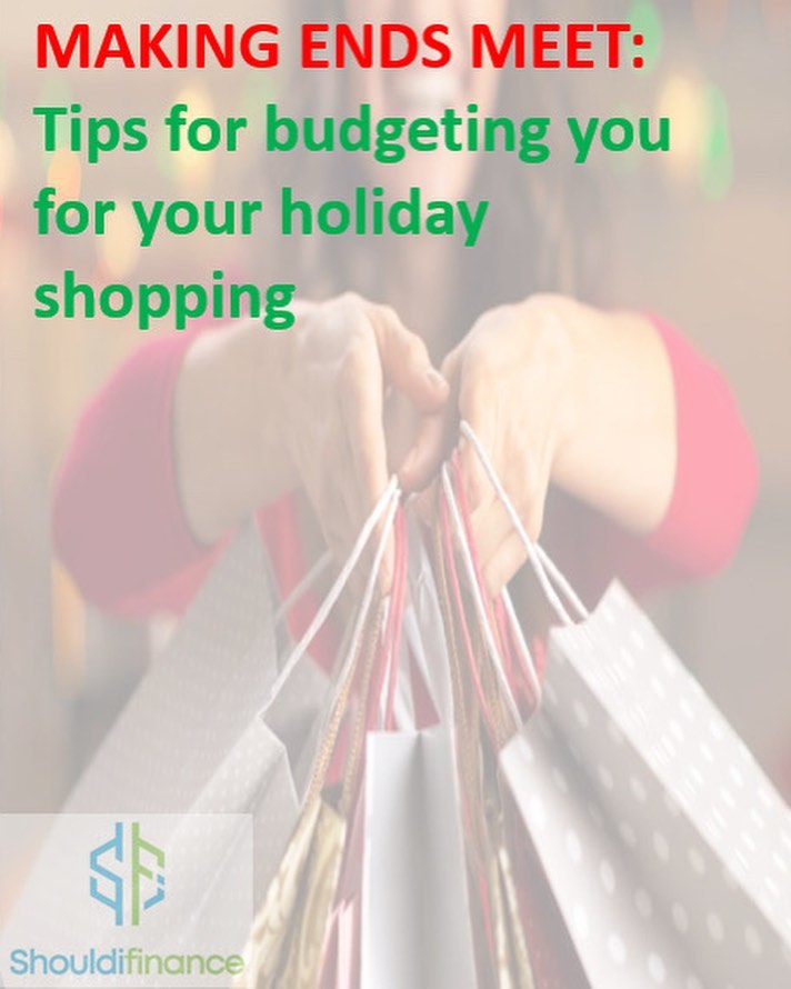 Tips for saving money during the holidays! #shouldifinance #saving #spending #holidayseason #holidayspending #investing #thoughtful #seasonsgreetings #savemoney #savemoneytips